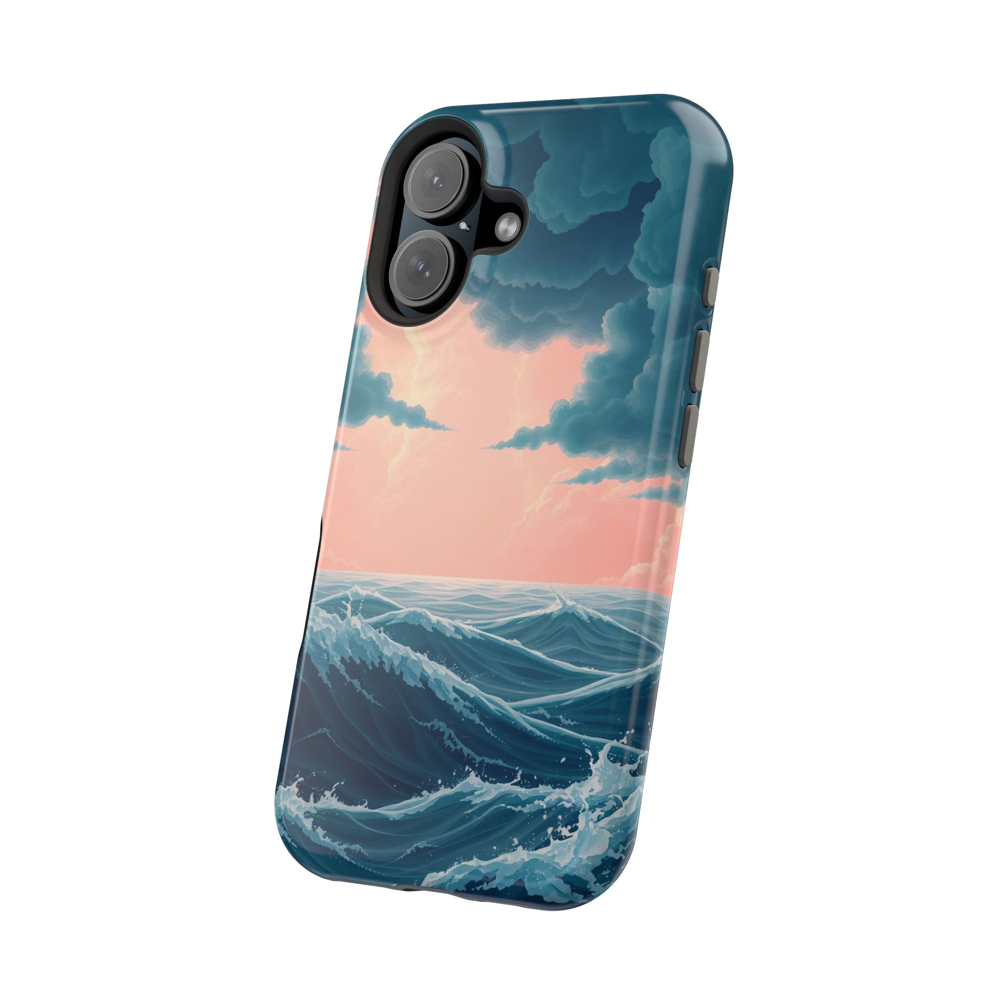 iPhone Storm at Sea 3D Digital Slim Everyday Designer Case · iPhone Case