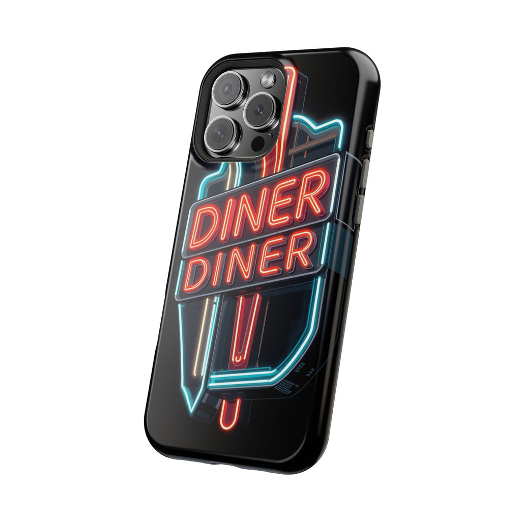 iPhone Neon Diner Sign Electric Art Slim Everyday Designer Case · iPhone Case