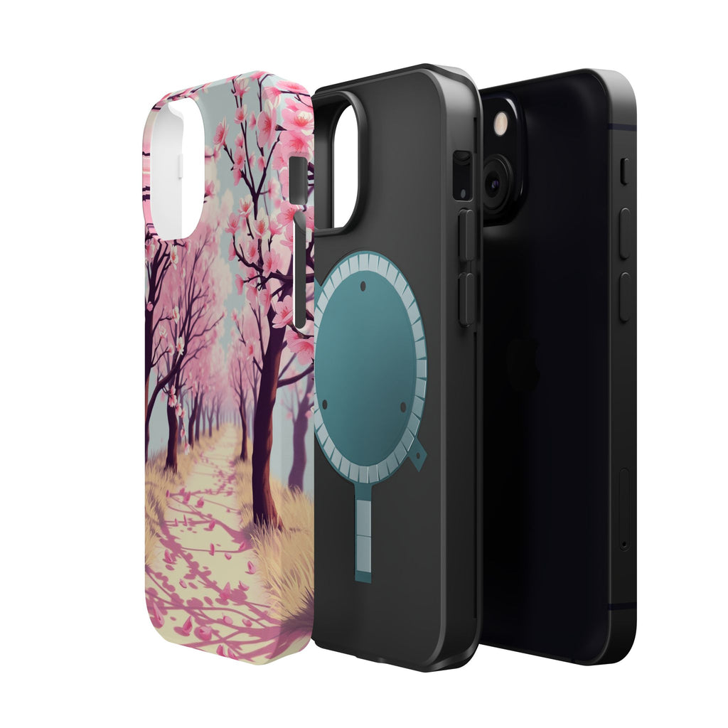 iPhone Rose Pink And Cream Blossom Trail Slim Everyday iPhone Designer · iPhone