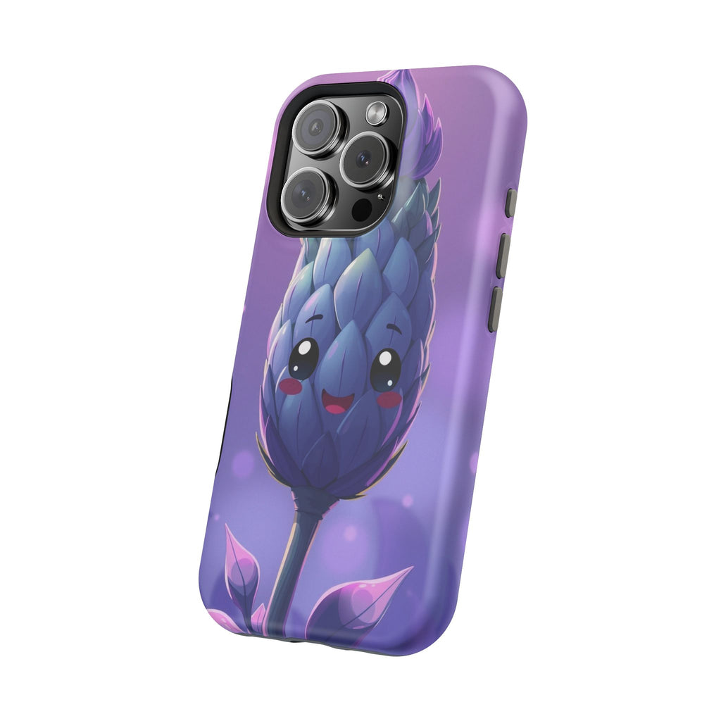 iPhone Indigo And Violet Bud Burst Bold Modern Everyday Snap Case · iPhone Case