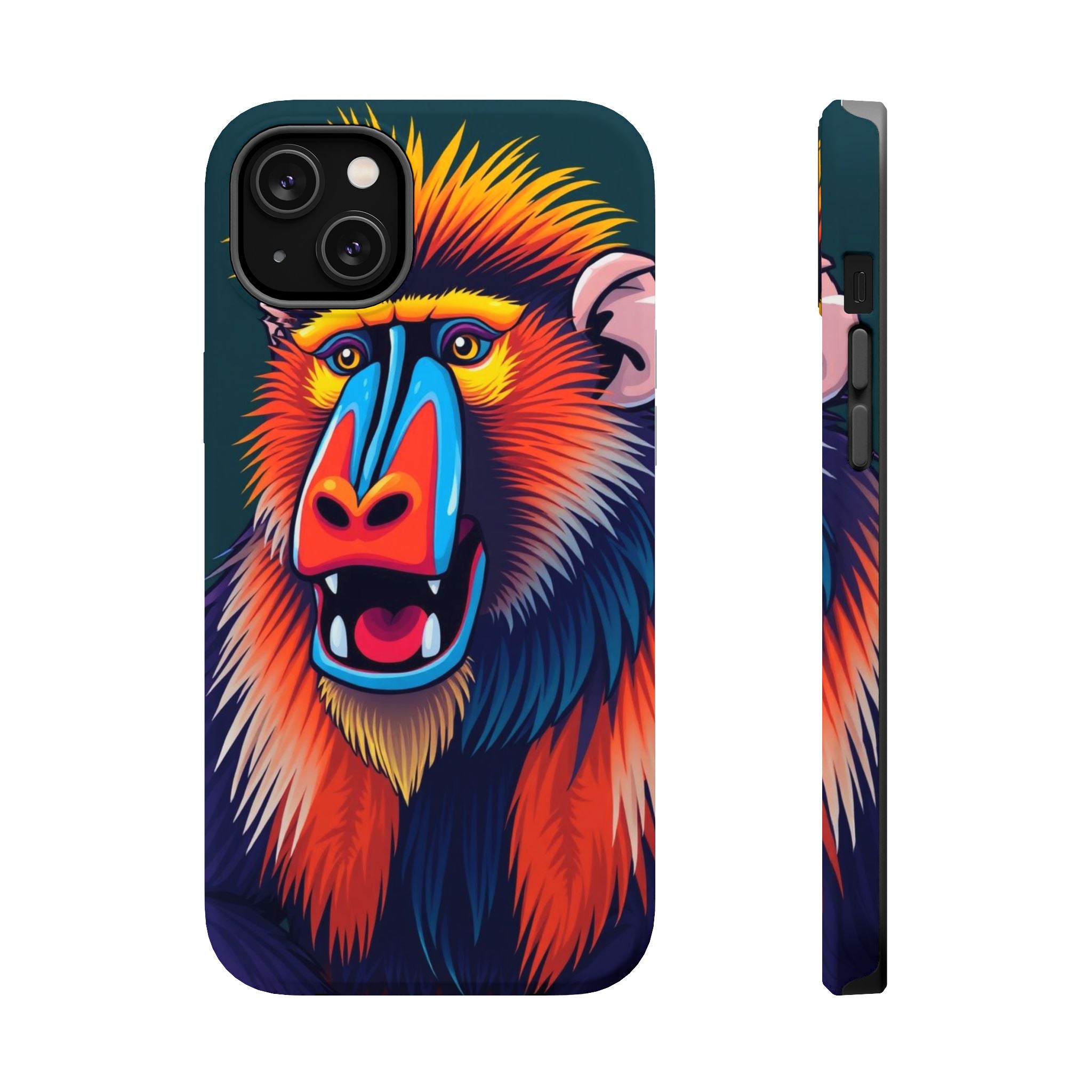 iPhone Mandrill Colorful Face Kids Fun iPhone Phone Case Gift Slim · iPhone Case