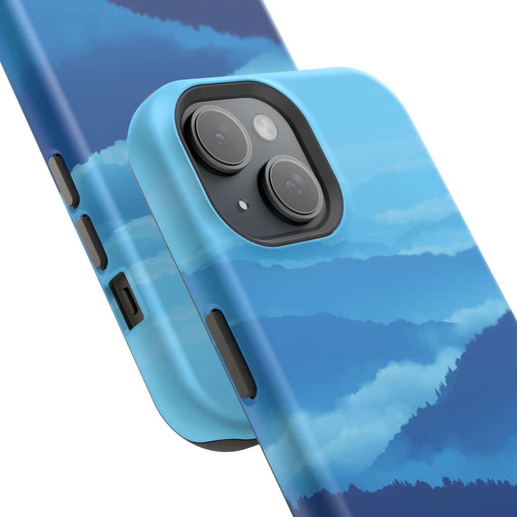 iPhone Fog Rolling Over Hills Pixel Art -Bit Slim iPhone Everyday · iPhone Case