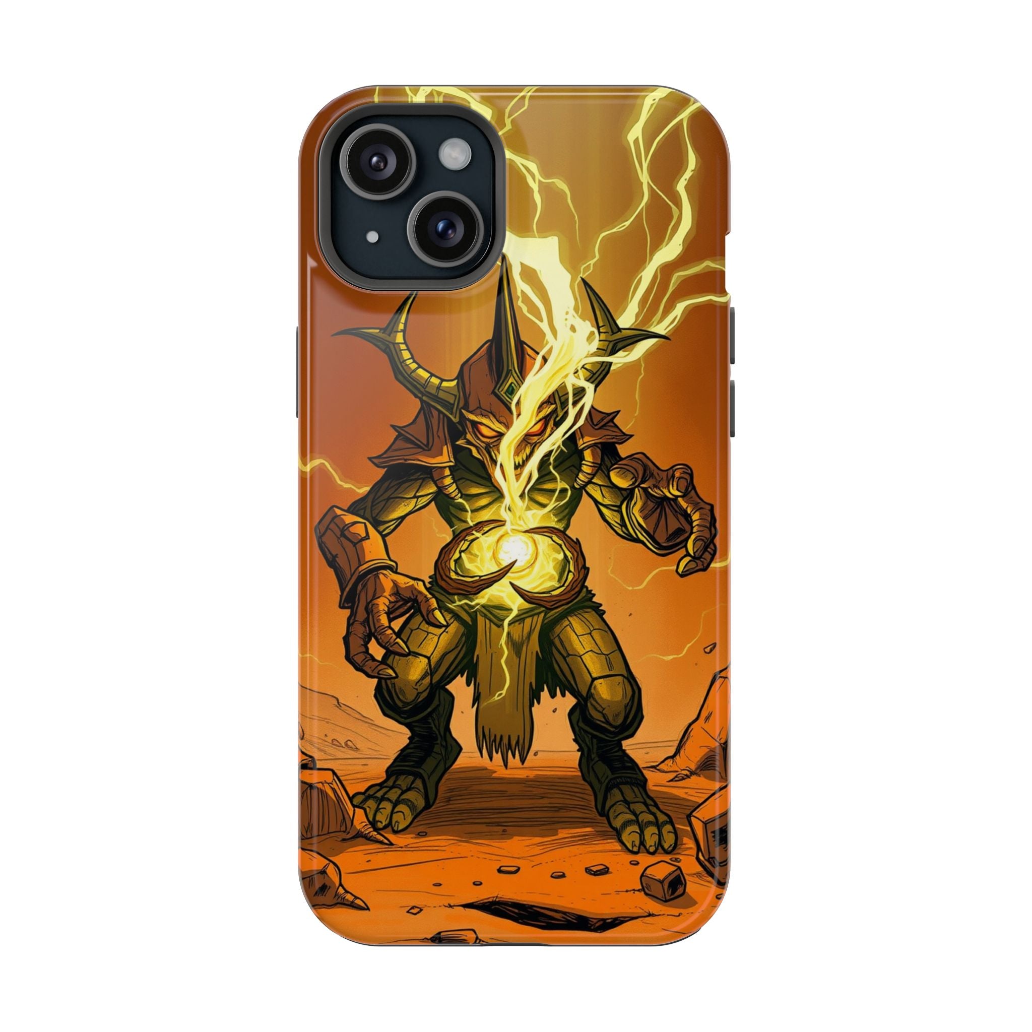 iPhone Burnt Orange And Sand Chaos Goblin Energy Clean Minimal Snap Case · iPhon