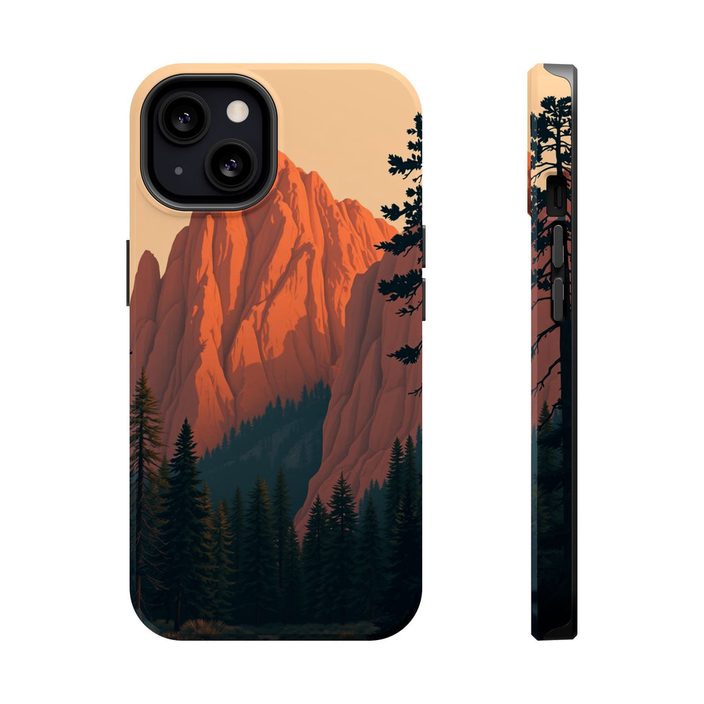 iPhone Serene Pine Ridge Design 18 Bold Modern Everyday Snap Case · iPhone Case