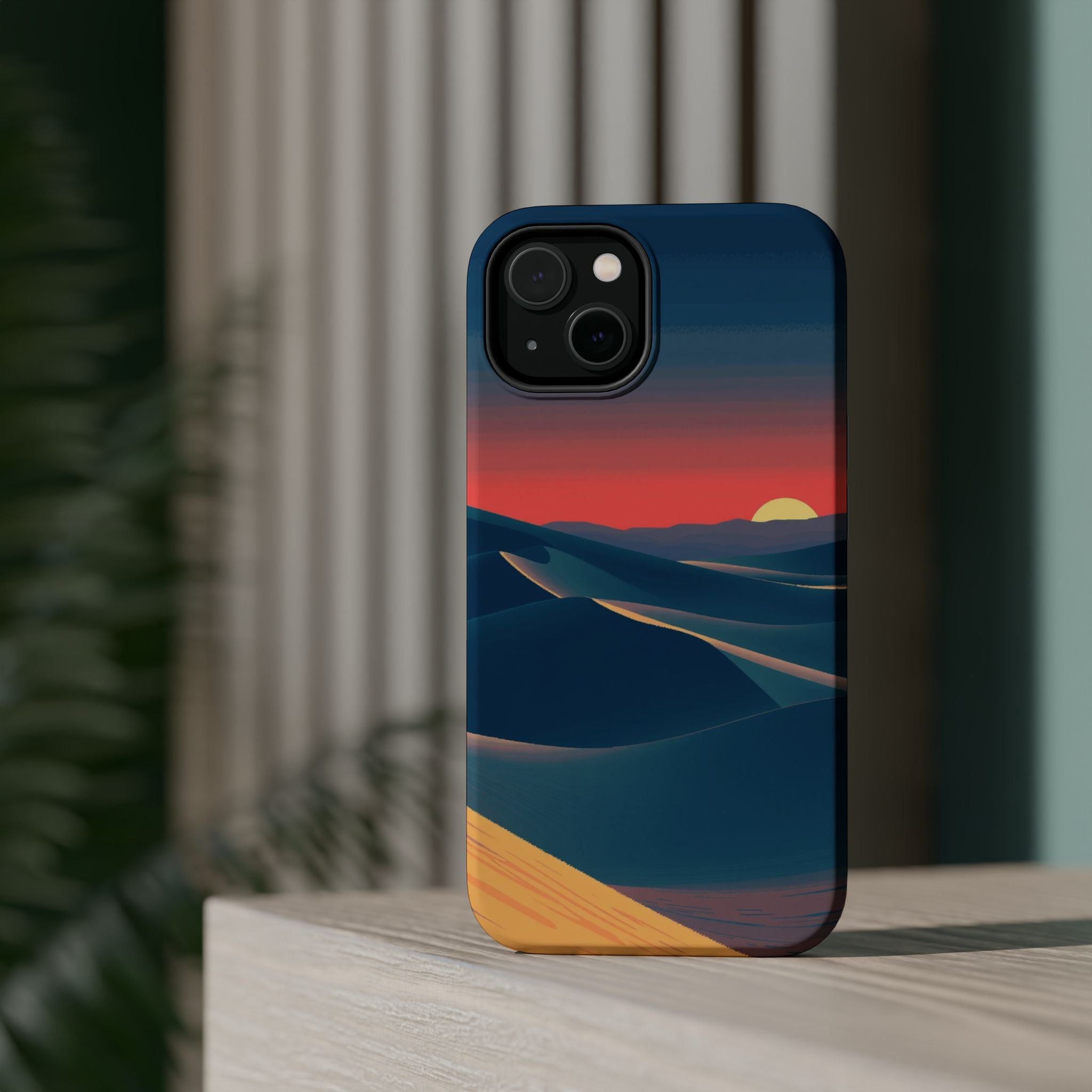 iPhone Sand Dunes at Dusk Bold Art 13 Slim Everyday Designer Case · iPhone Case