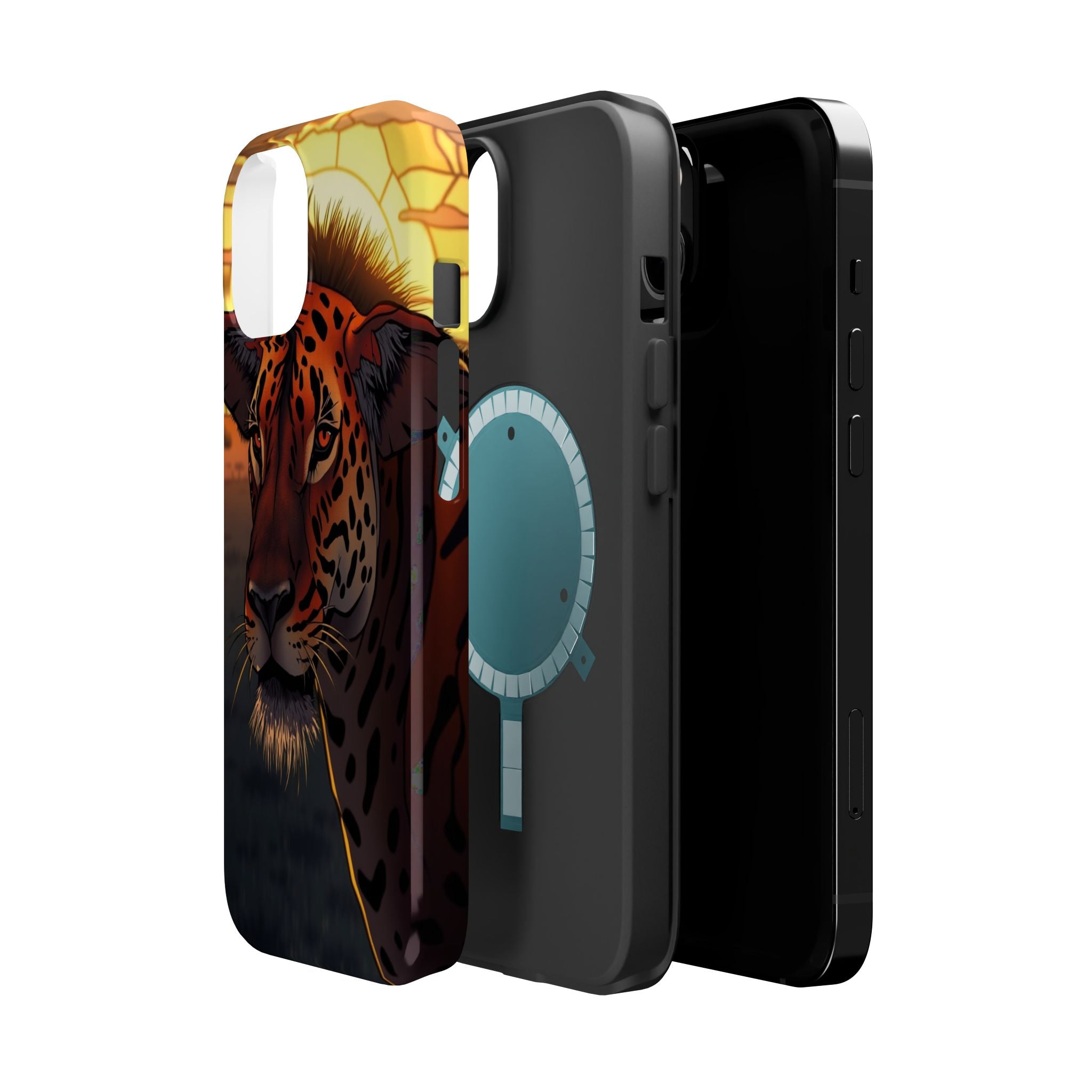 iPhone Savanna Horizon Stained Glass Slim Everyday Designer Case · iPhone Case