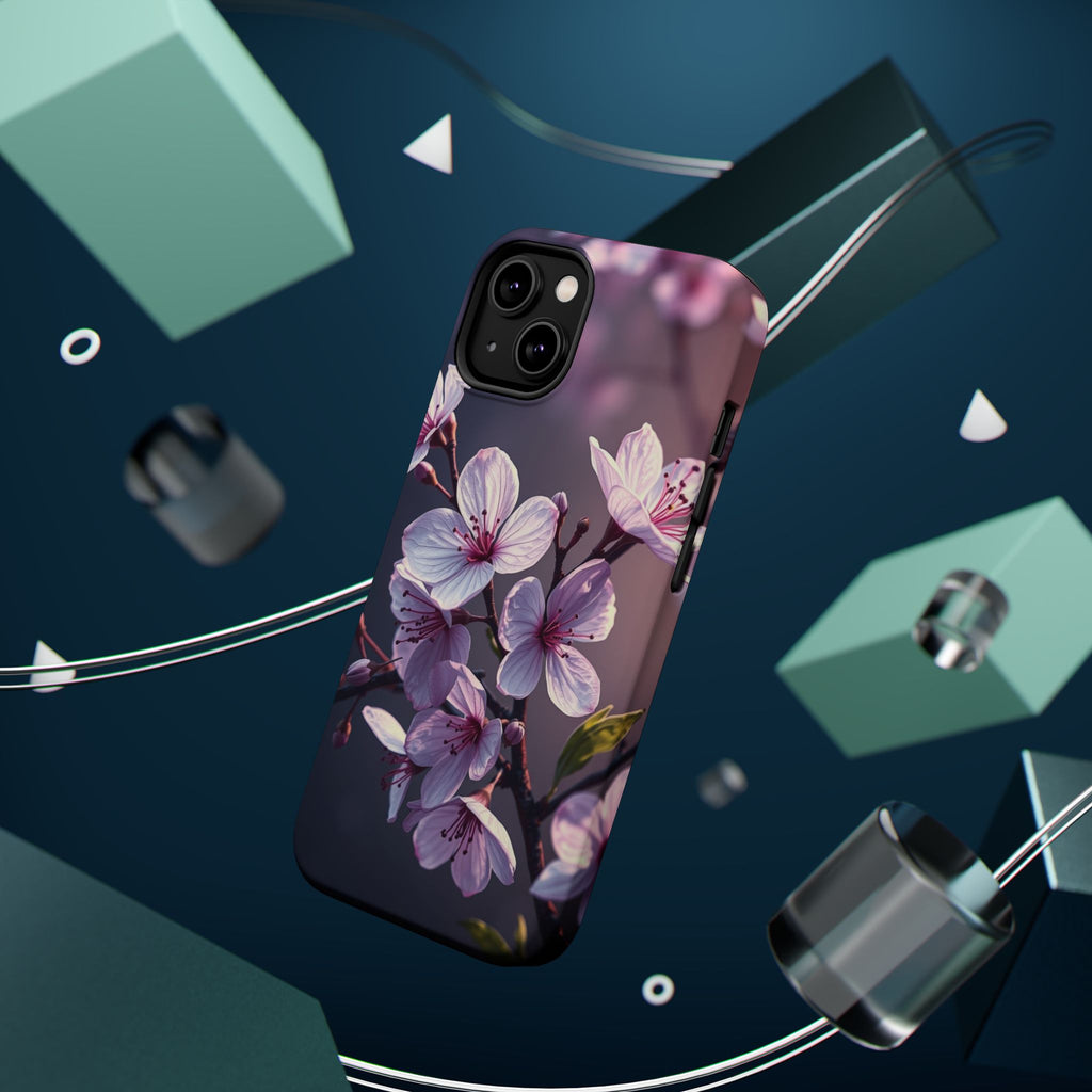 iPhone Cherry Blossom Enchanted Art Artistic Everyday Cas Slim Snap Case · iPhon