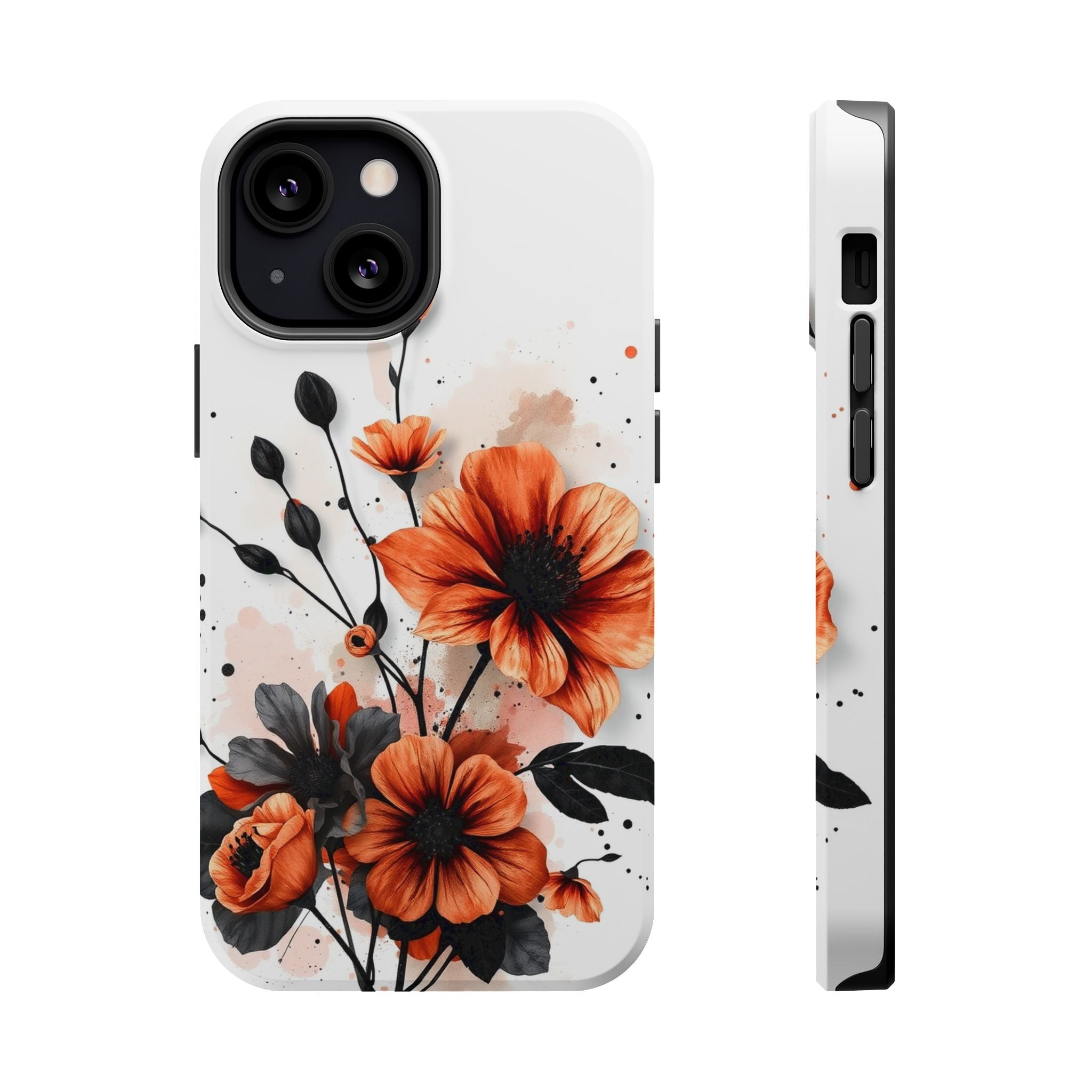 iPhone Floral Watercolor Splash 3D Digital Slim iPhone Everyday · iPhone Case