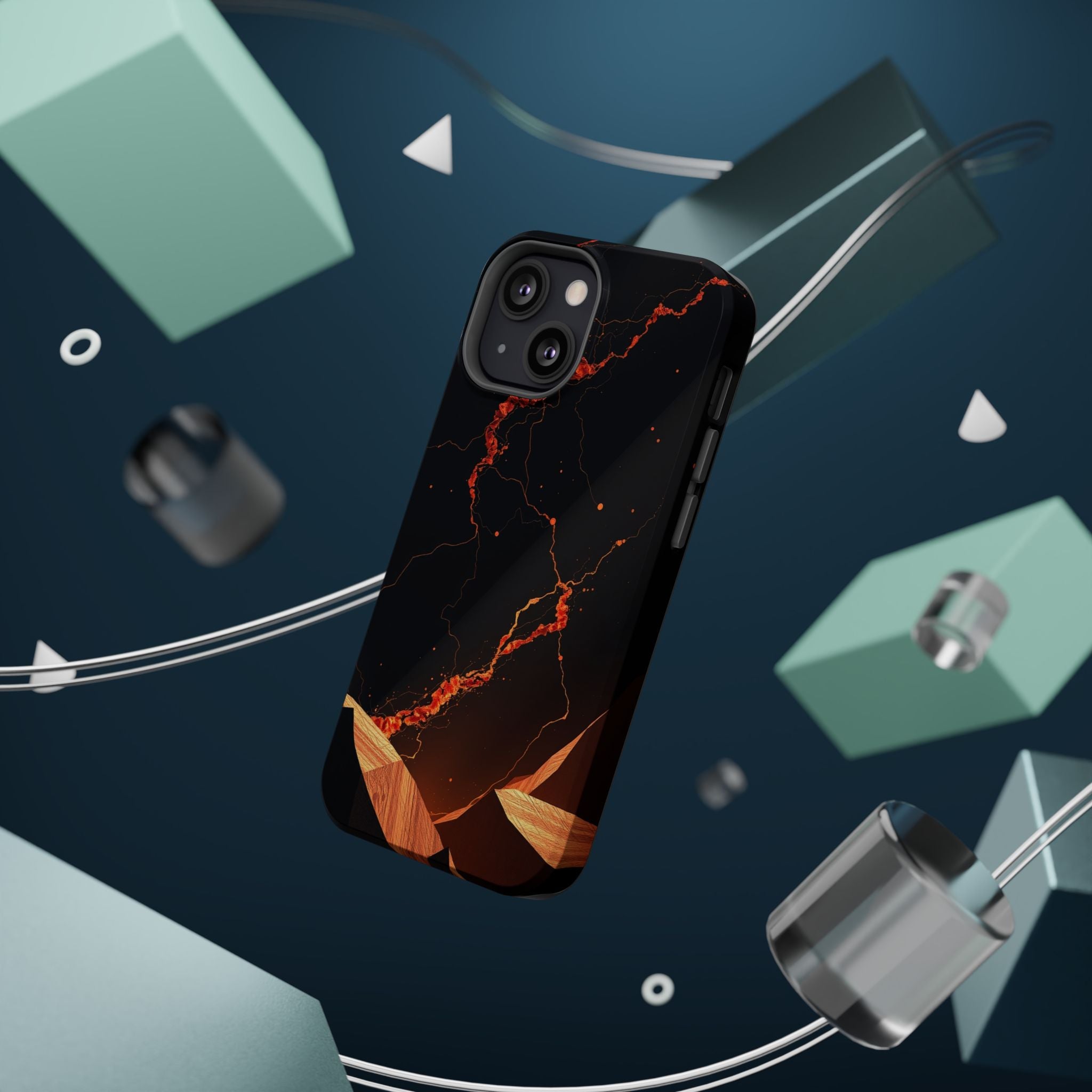 iPhone Petal Storm Electric Art 10 Bold Modern Everyday Snap Case · iPhone Case