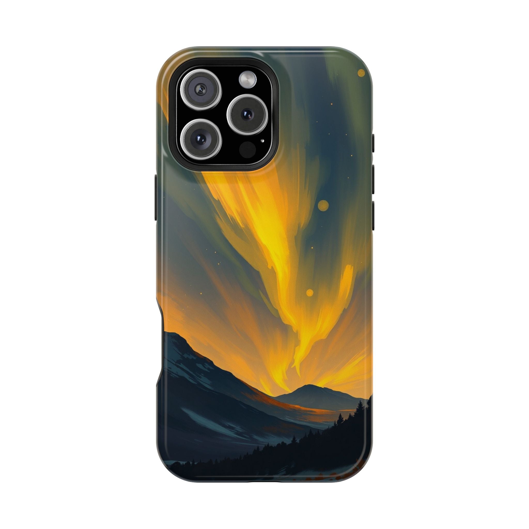 iPhone Serene Northern Lights Design Slim Everyday Designer Case · iPhone Case
