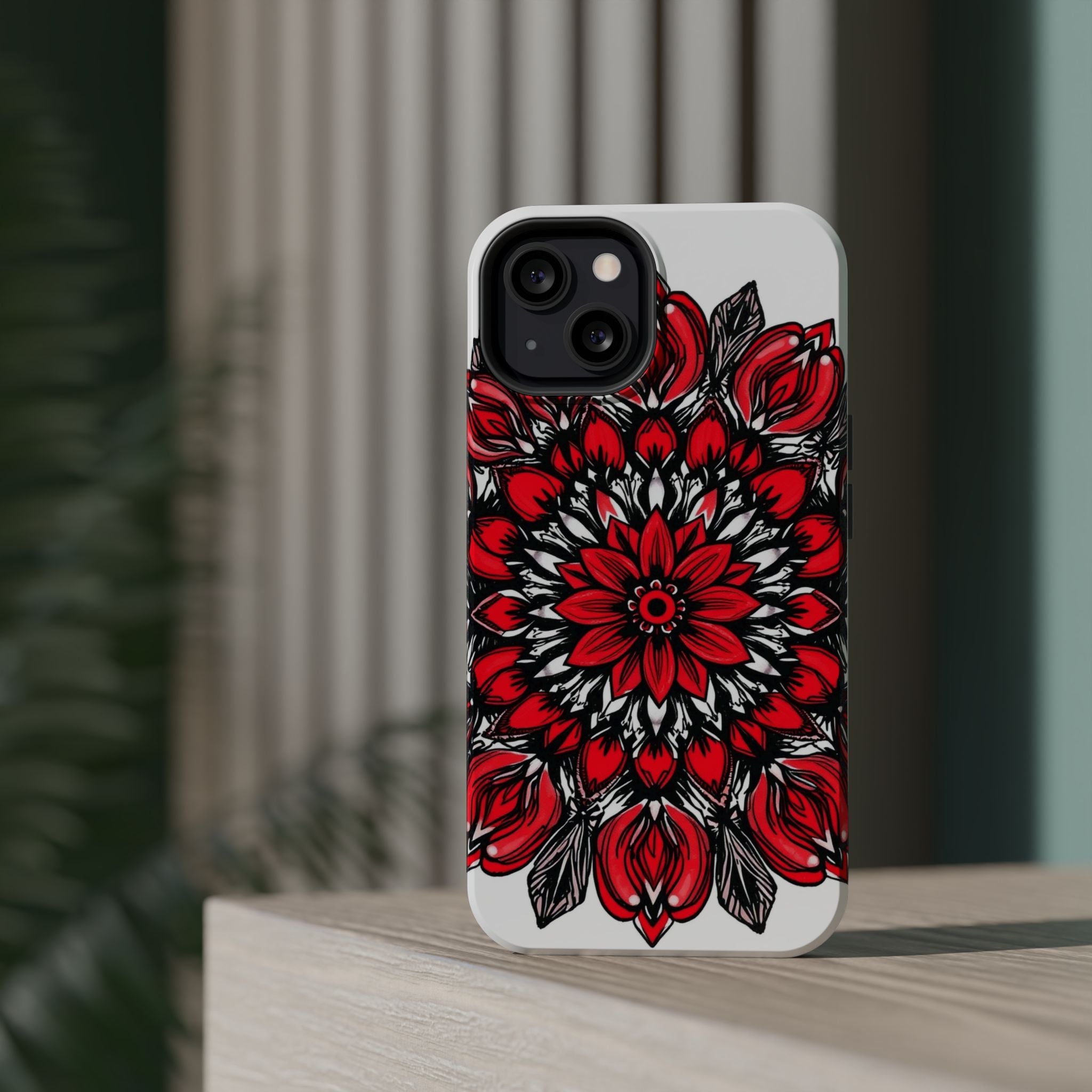 iPhone Floral Mandala Hand-Drawn Sketch Slim Everyday iPhone Designer · iPhone C