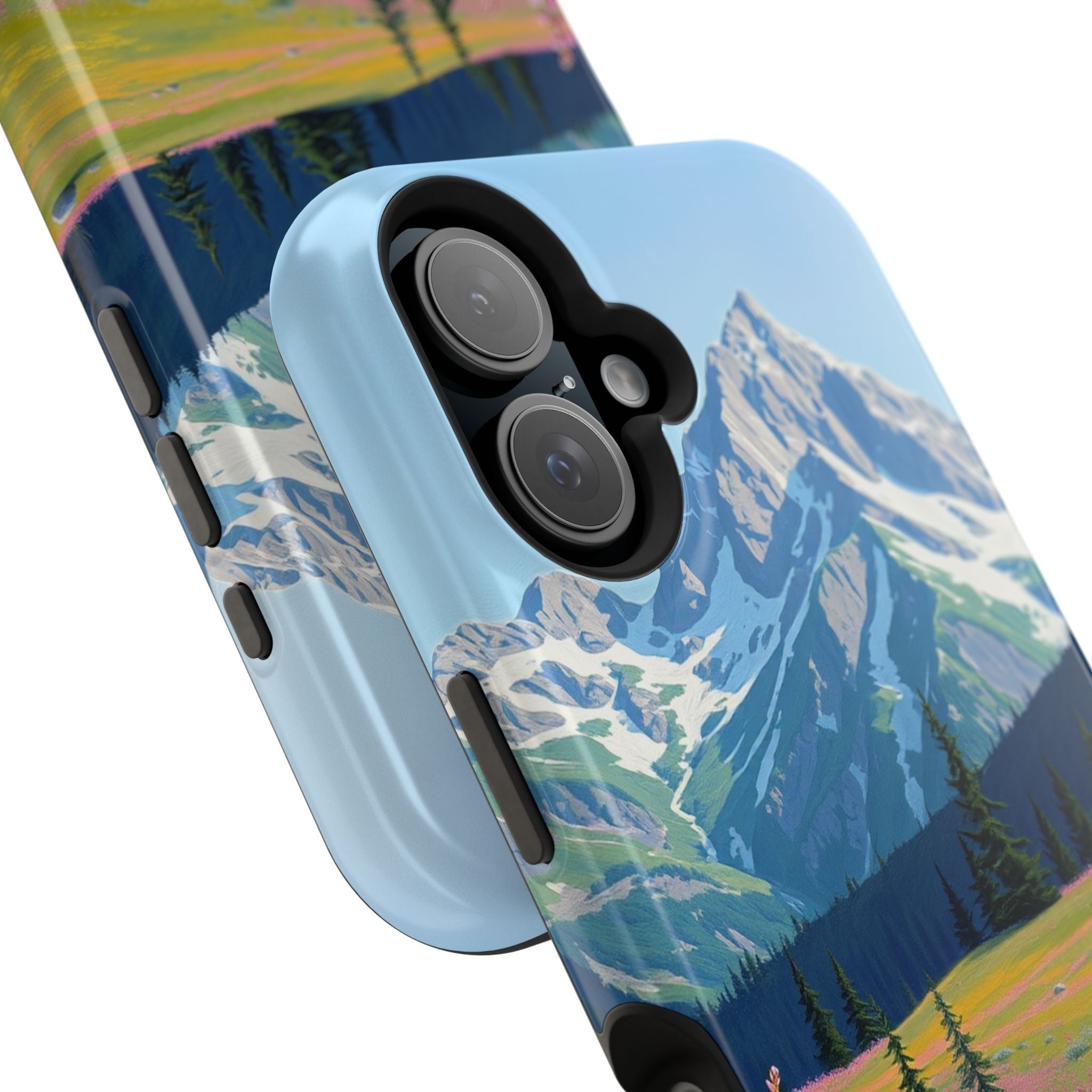 iPhone Earthy Alpine Meadow Design Bold Modern Everyday Snap Case · iPhone Case