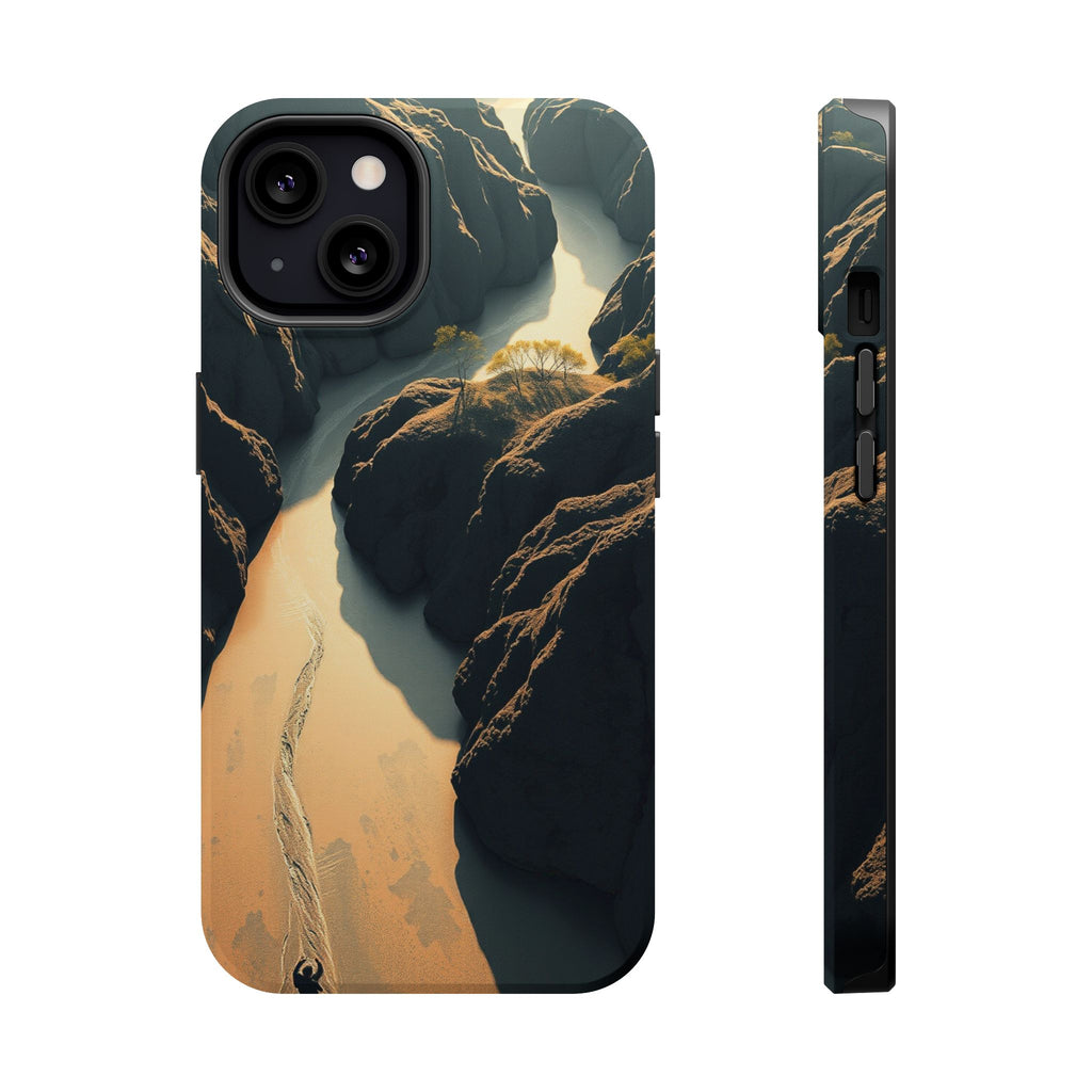 iPhone River Delta Aerial Bold Art Bold Modern Everyday Snap Case · iPhone Case