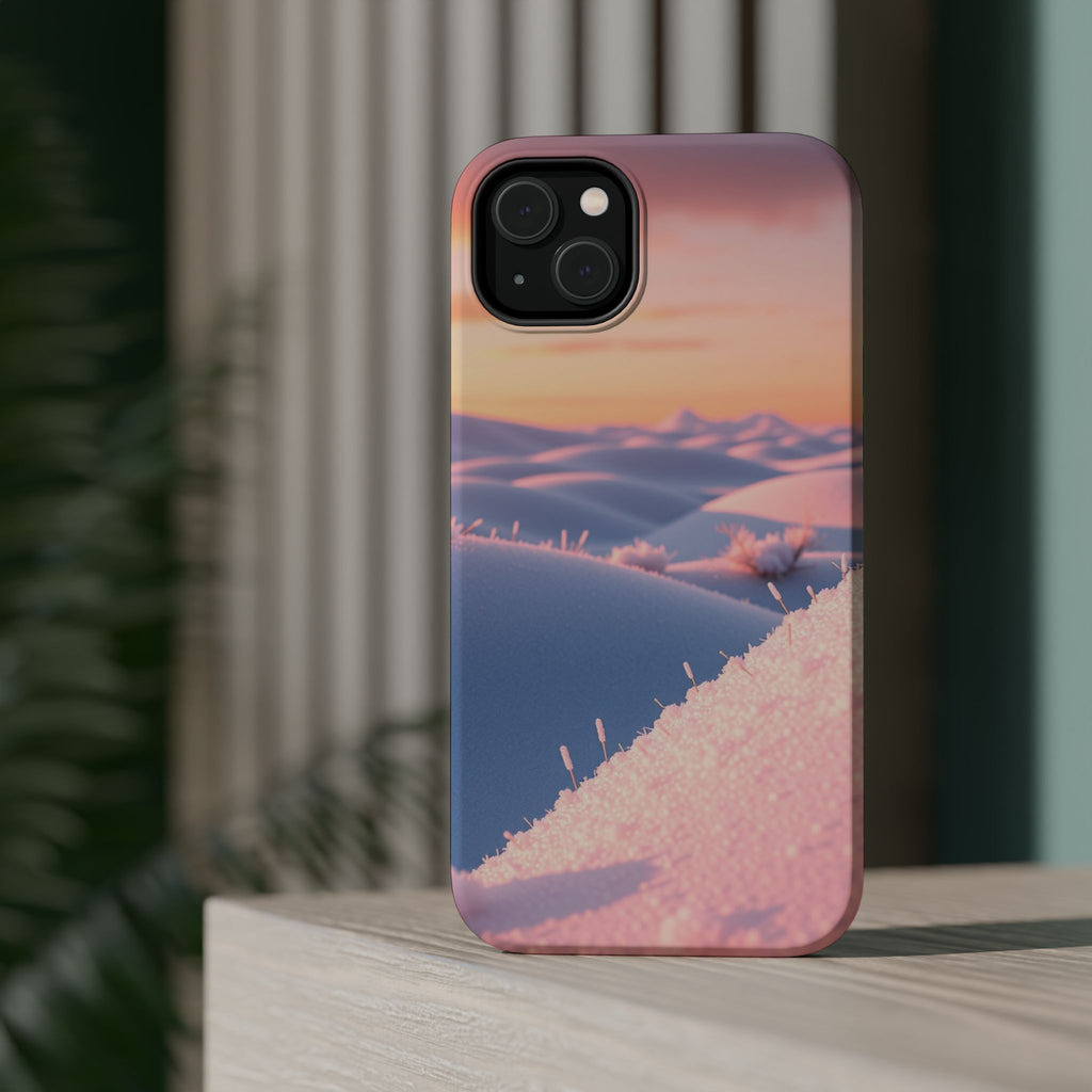 iPhone Snow Field 3D Digital Slim Everyday Designer Case · iPhone Case