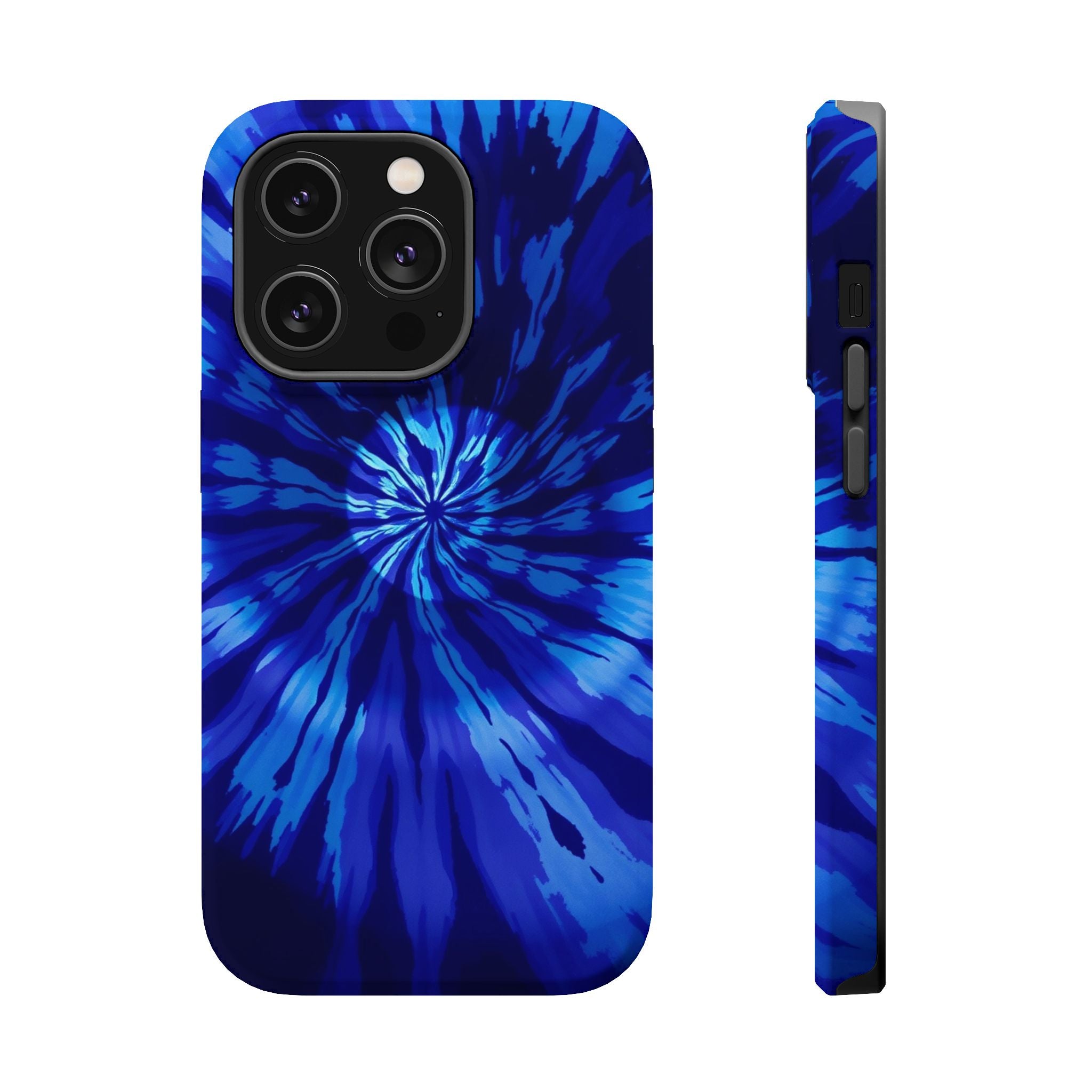 iPhone Tie-Dye Vortex Dark Gothic Ink Slim Everyday Designer Case · iPhone Case