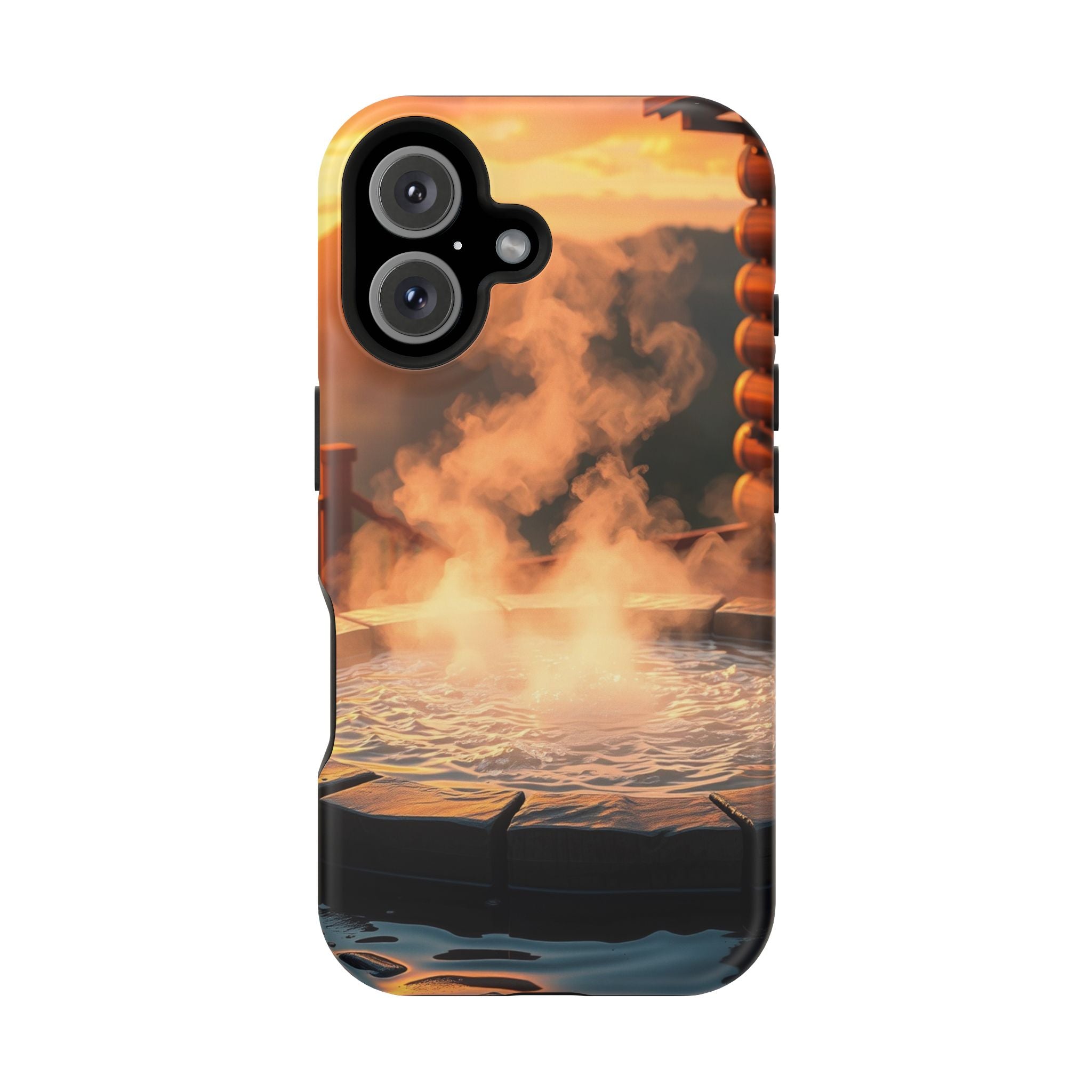 iPhone Hot Spring Steam Enchanted Art Slim Everyday Designer Case · iPhone Case