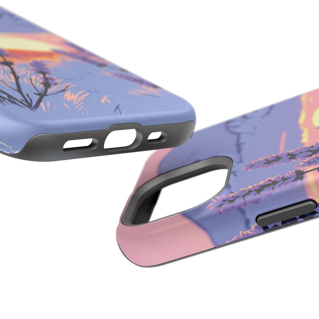 iPhone Mesa Sunset Hand-Drawn Sketch Slim Everyday Designer Case · iPhone Case