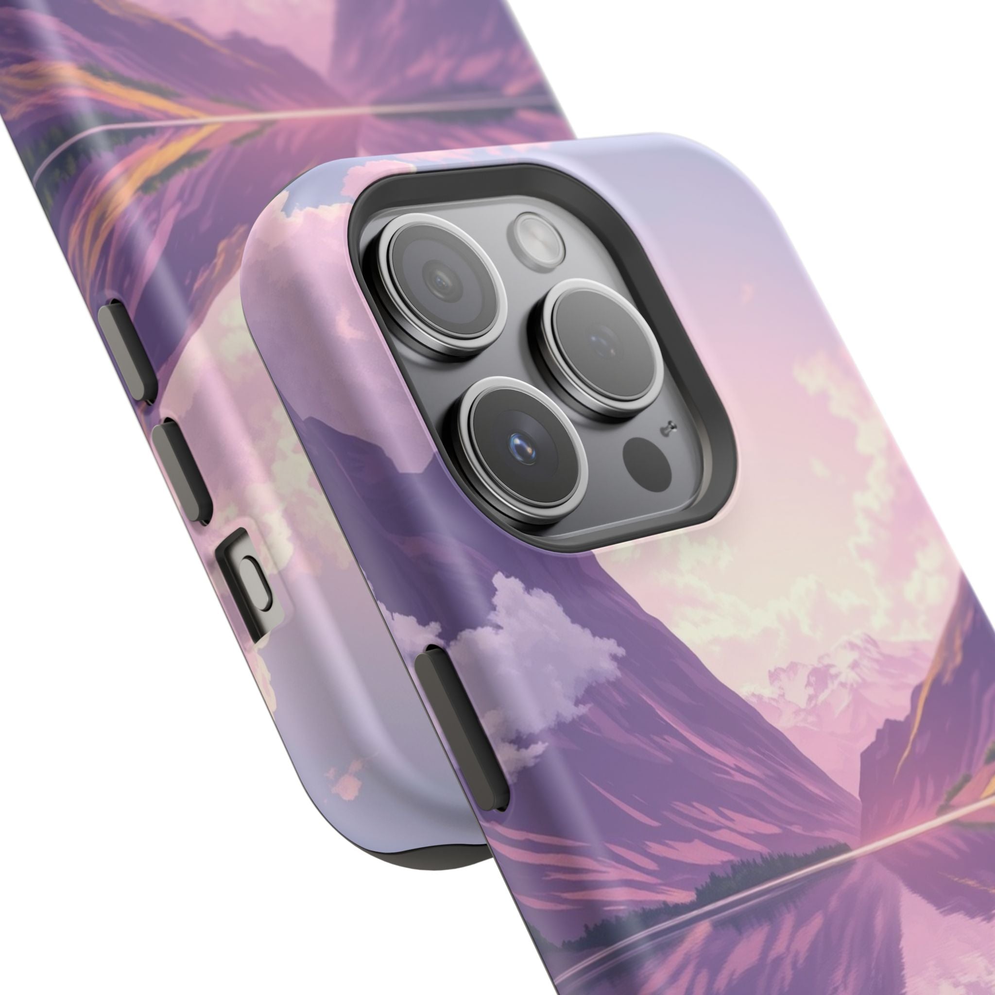 iPhone Lavender And Pearl Fjord Reflection Slim iPhone Everyday · iPhone Case