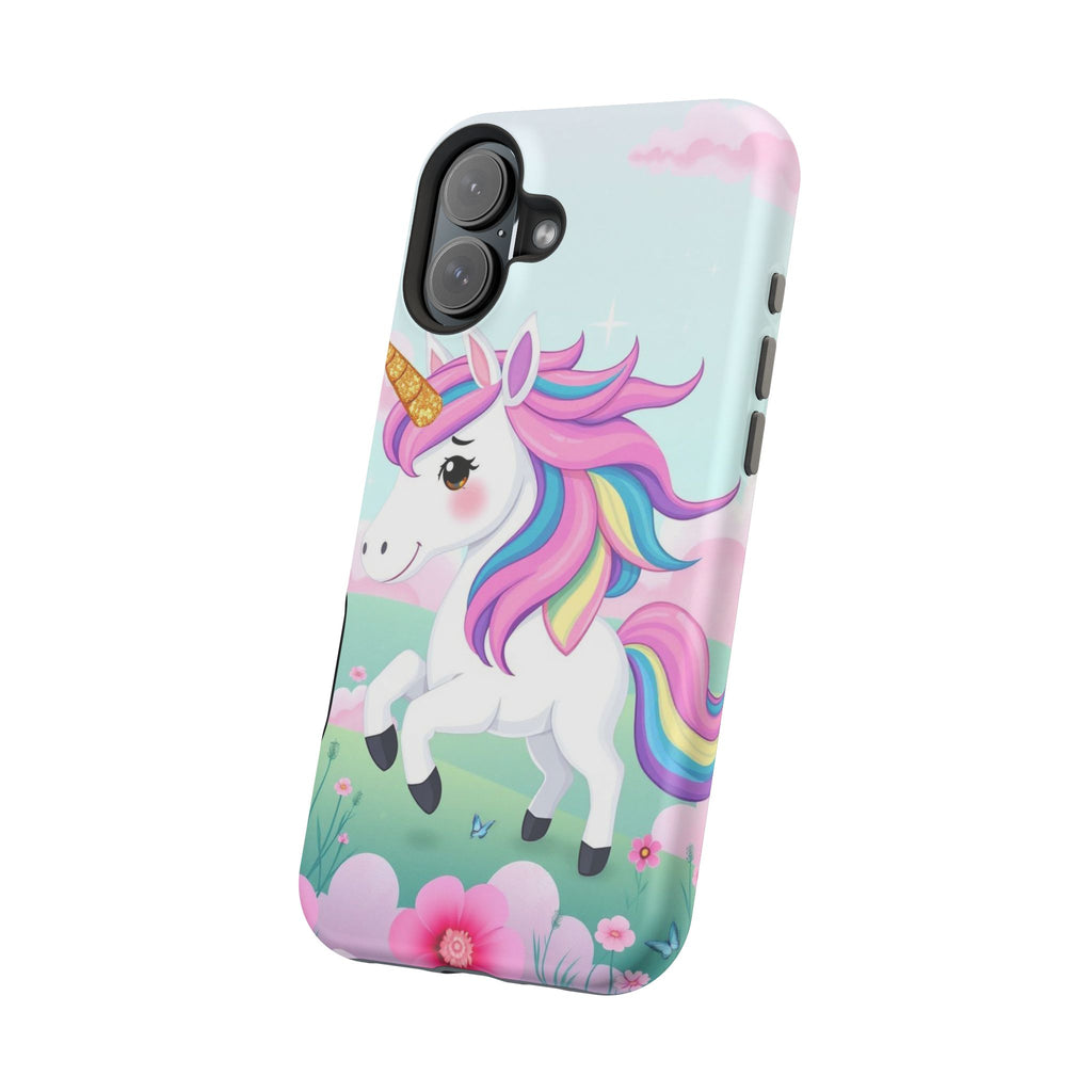 iPhone Rainbow Unicorn Kids Fun Soft iPhone Phone Case Gift Finish · iPhone Case