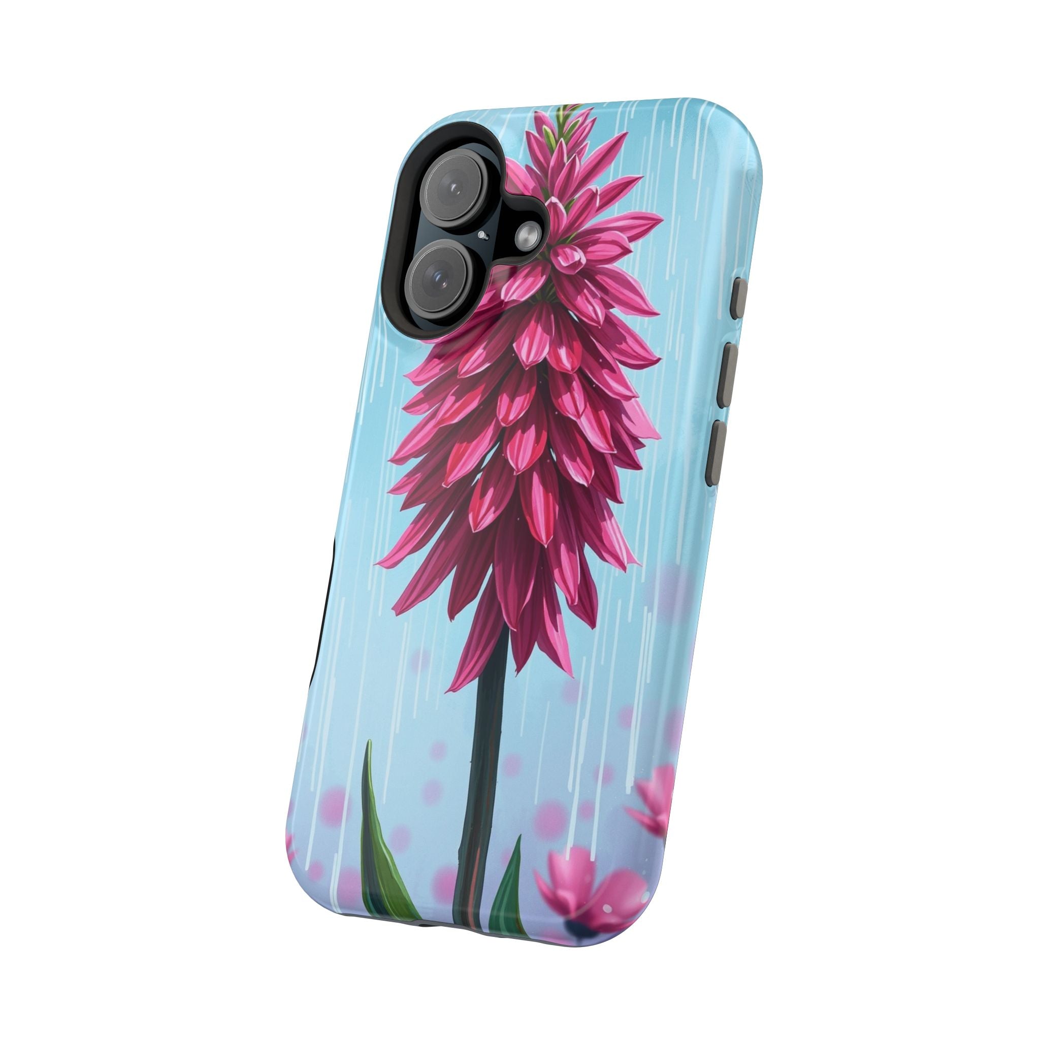 iPhone Cyan And Magenta Spring Shower Bloom Slim iPhone Everyday · iPhone Case