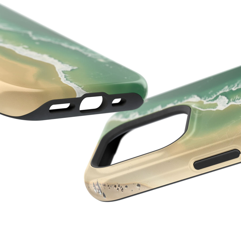 iPhone Shoreline Aerial Bold Art Bold Modern Everyday Snap Case · iPhone Case