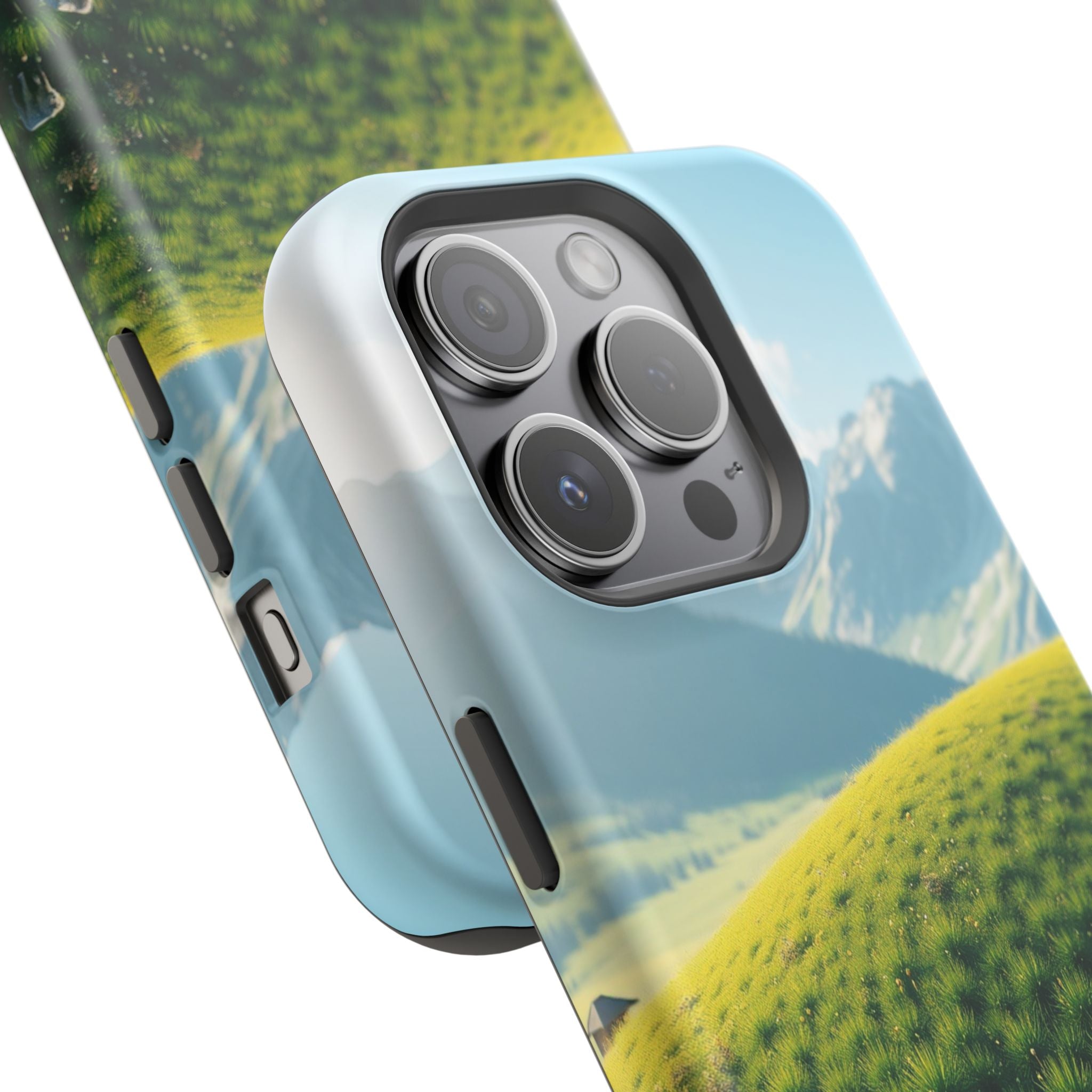 iPhone Vibrant Alpine Meadow Design Slim Everyday Designer Case · iPhone Case
