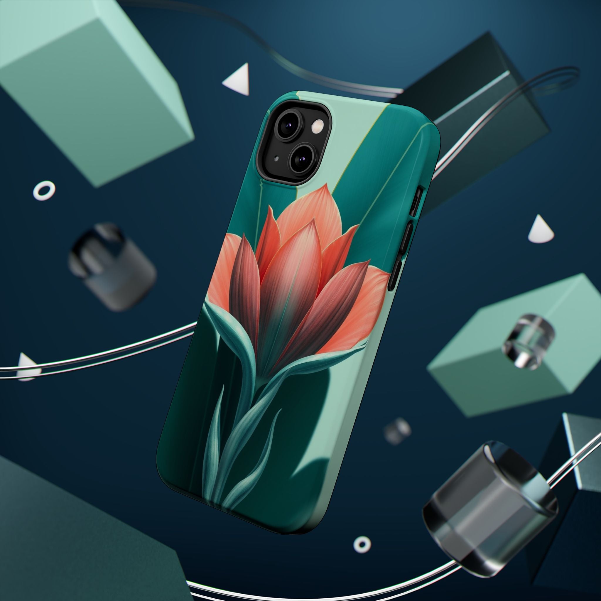 iPhone Dreamy Botanical Illustration Design Soft iPhone 14 Finish · iPhone Case