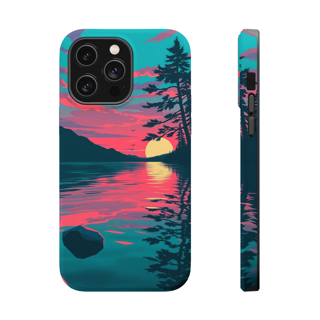 iPhone Dreamy Lake at Twilight Design Slim Everyday iPhone 16 Designer · iPhone