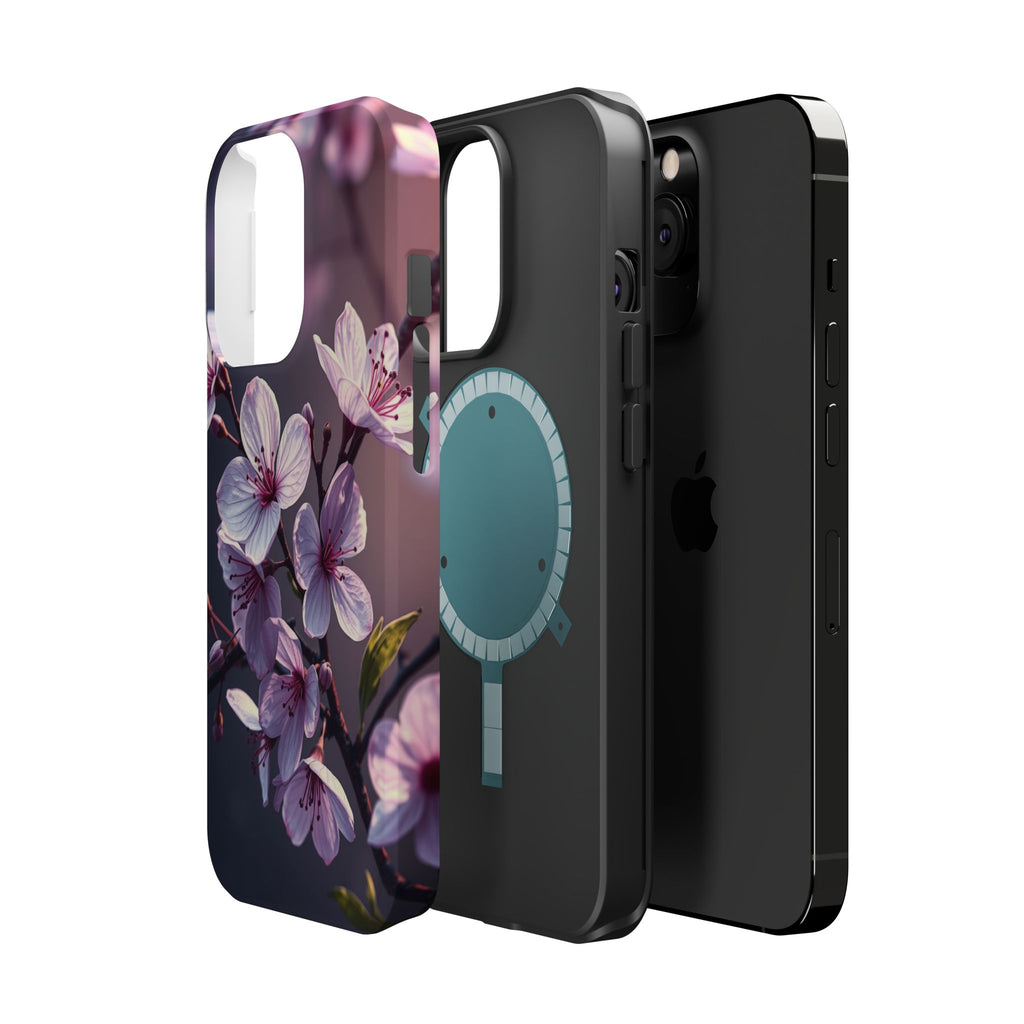 iPhone Cherry Blossom Enchanted Art Artistic Everyday Cas Slim Snap Case · iPhon
