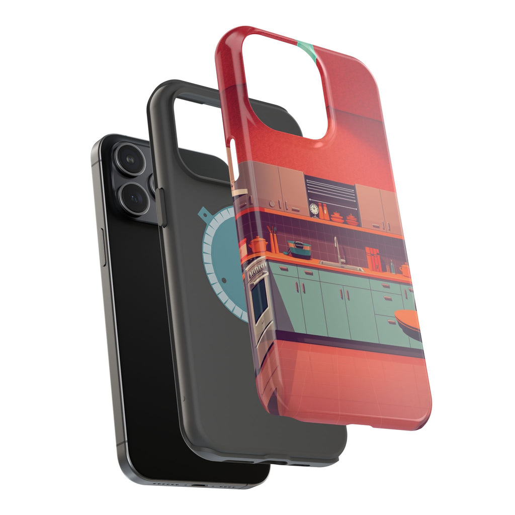 iPhone Earthy 1950s Kitchen Design Bold Modern Everyday Snap Case · iPhone Case
