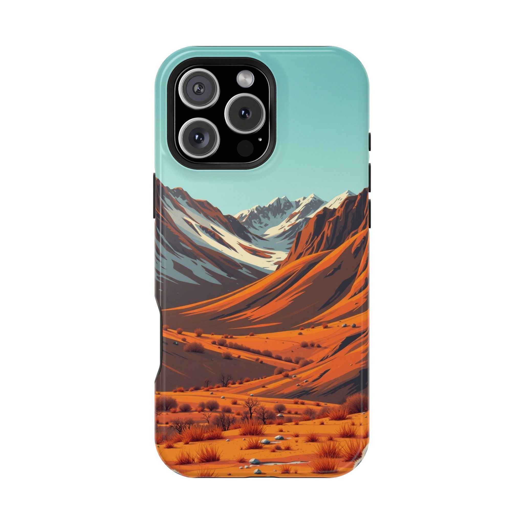 iPhone Mustard And Rust Arctic Tundra Slim Everyday Designer Case · iPhone Case