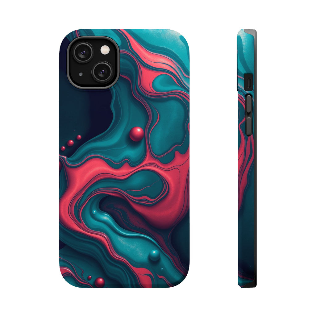 iPhone Fluid Art Electric Slim Everyday Designer Case · iPhone Case Soft Finish