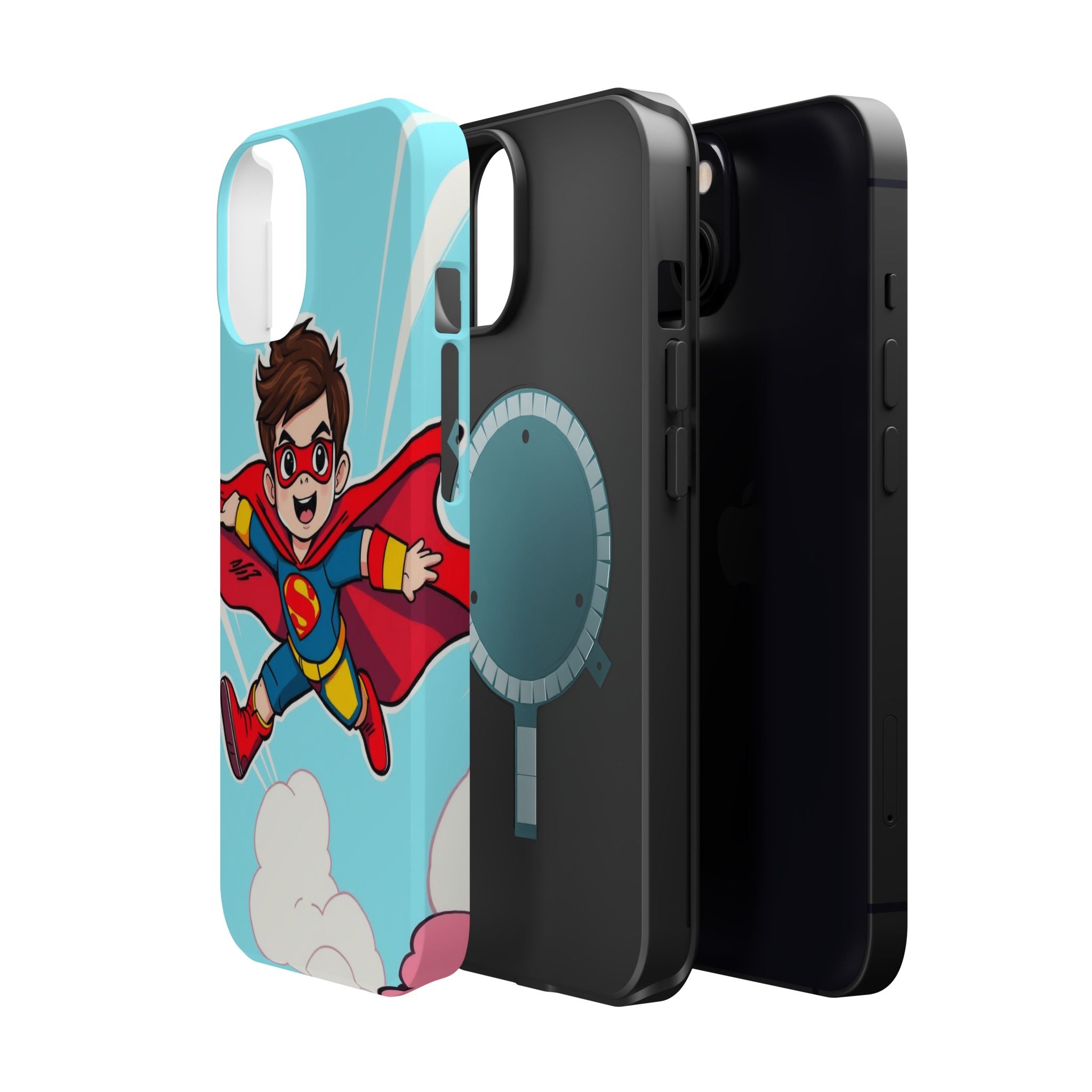 iPhone Kid Superhero Flying Kids Fun iPhone Phone Case Gift Slim · iPhone Case