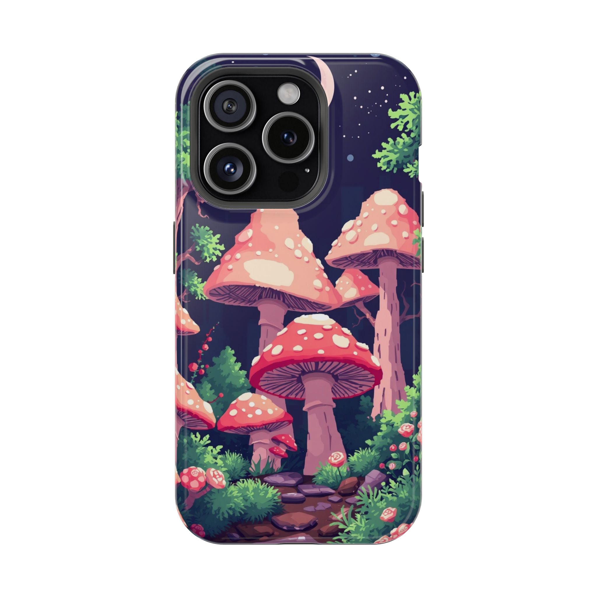 iPhone Mushroom Forest Pixel Art -Bit Slim Everyday Designer Case · iPhone Case