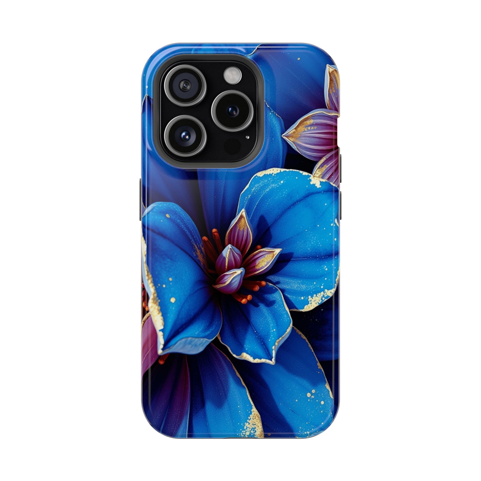 iPhone Floral Gold Foil Serene Design Slim Snap Case Ga · iPhone Case