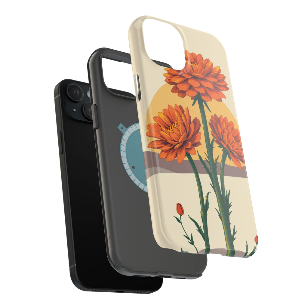 iPhone Ranunculus Stack Bold Art Bold Modern Everyday Snap Case · iPhone Case