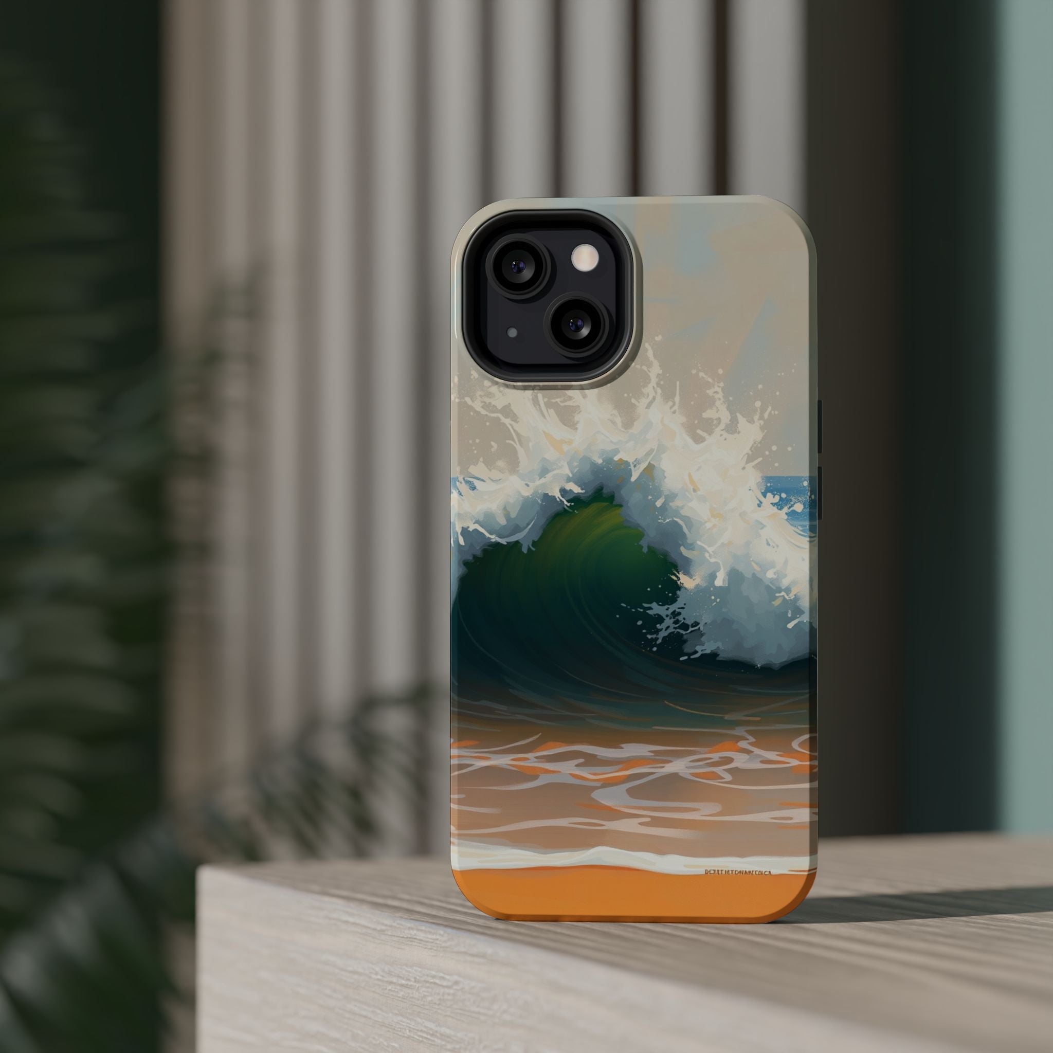 iPhone Radiant Ocean Wave Crash Design Slim Everyday Designer Case · iPhone Case