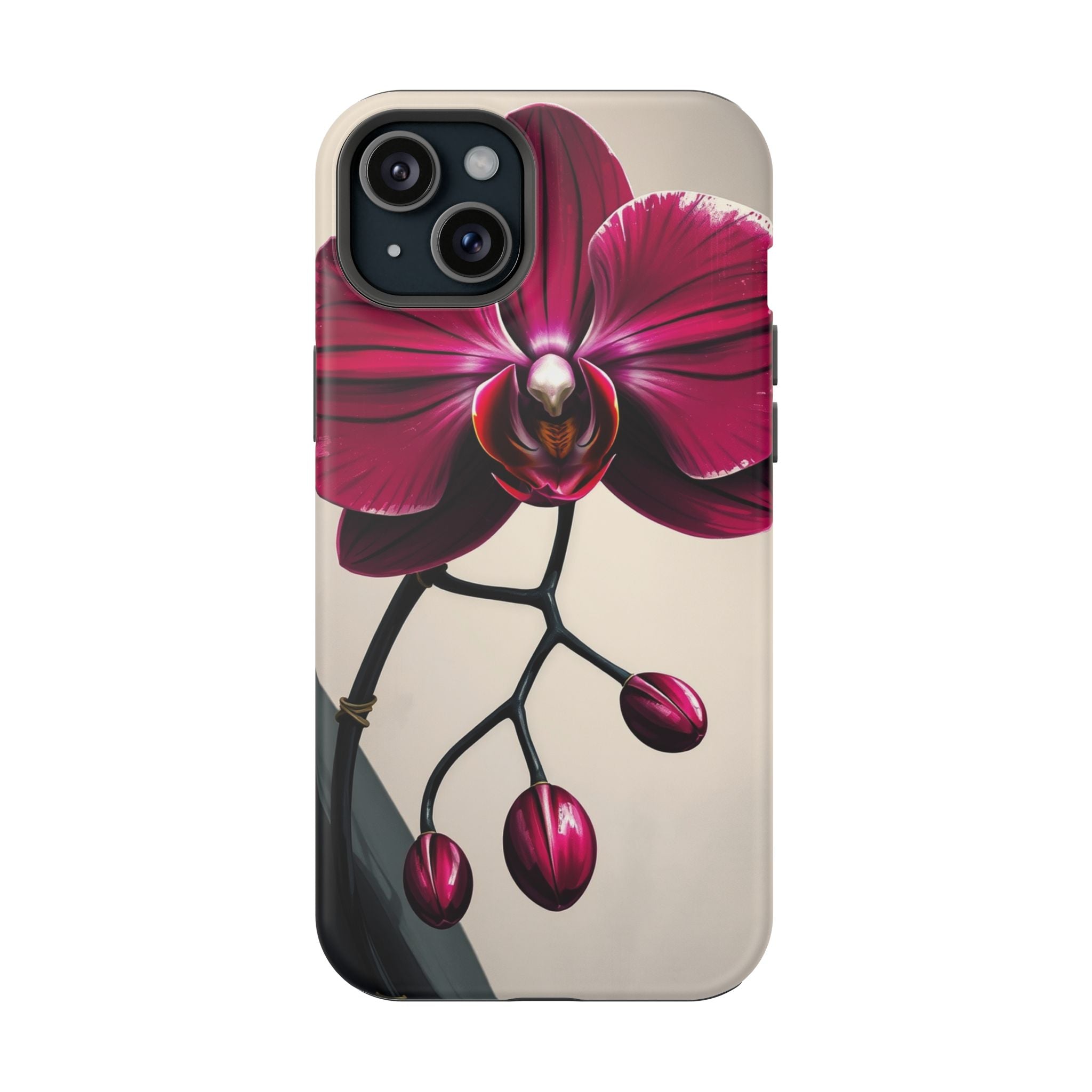 iPhone Orchid Study Enchanted Art Bold Modern Everyday Snap Case · iPhone Case