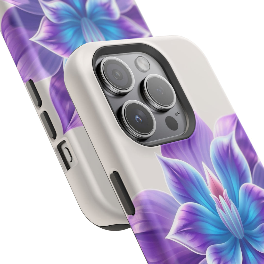 iPhone Dreamy Neon Floral Design 10 Slim Everyday Designer Case · iPhone Case