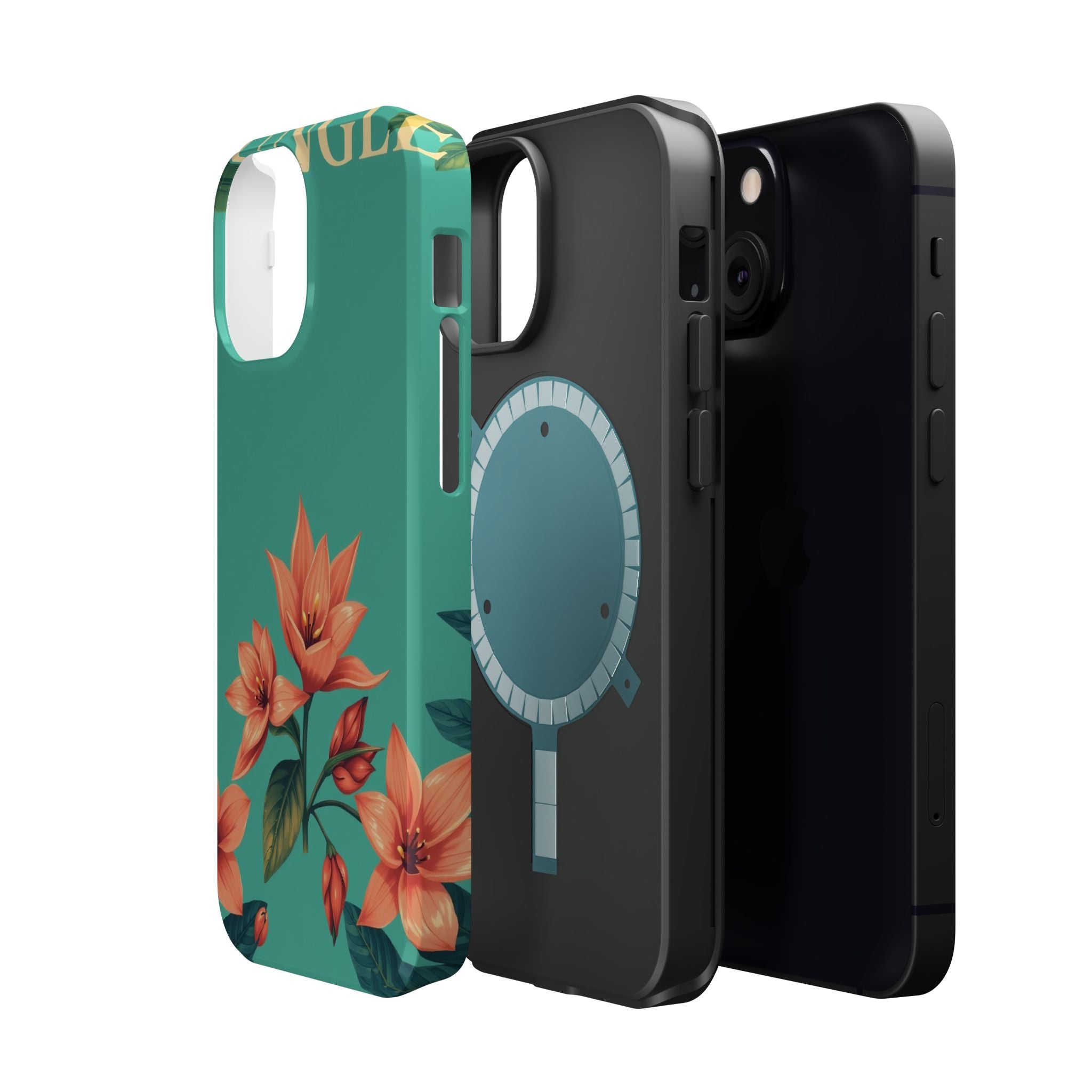 iPhone Jungle Floral Enchanted Art Bold Modern Everyday Snap Case · iPhone Case