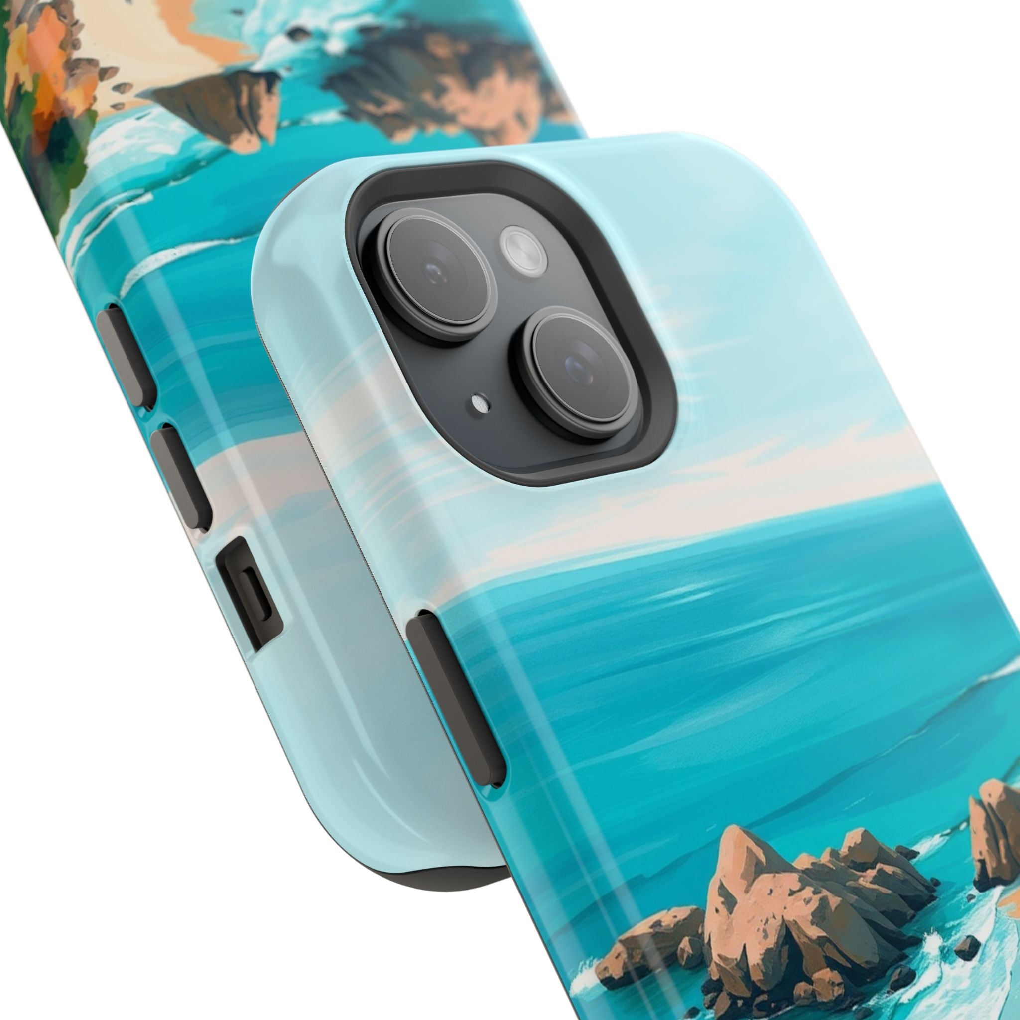 iPhone Pebble Beach Cinematic Art Bold Modern Everyday Snap Case · iPhone Case