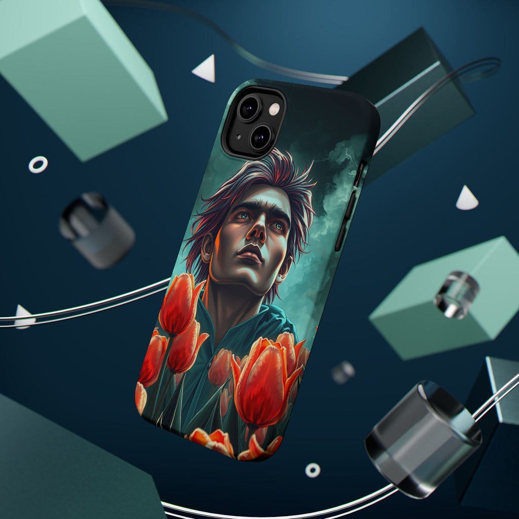 iPhone Tulip Row Electric Art Slim Everyday Designer Case · iPhone Case