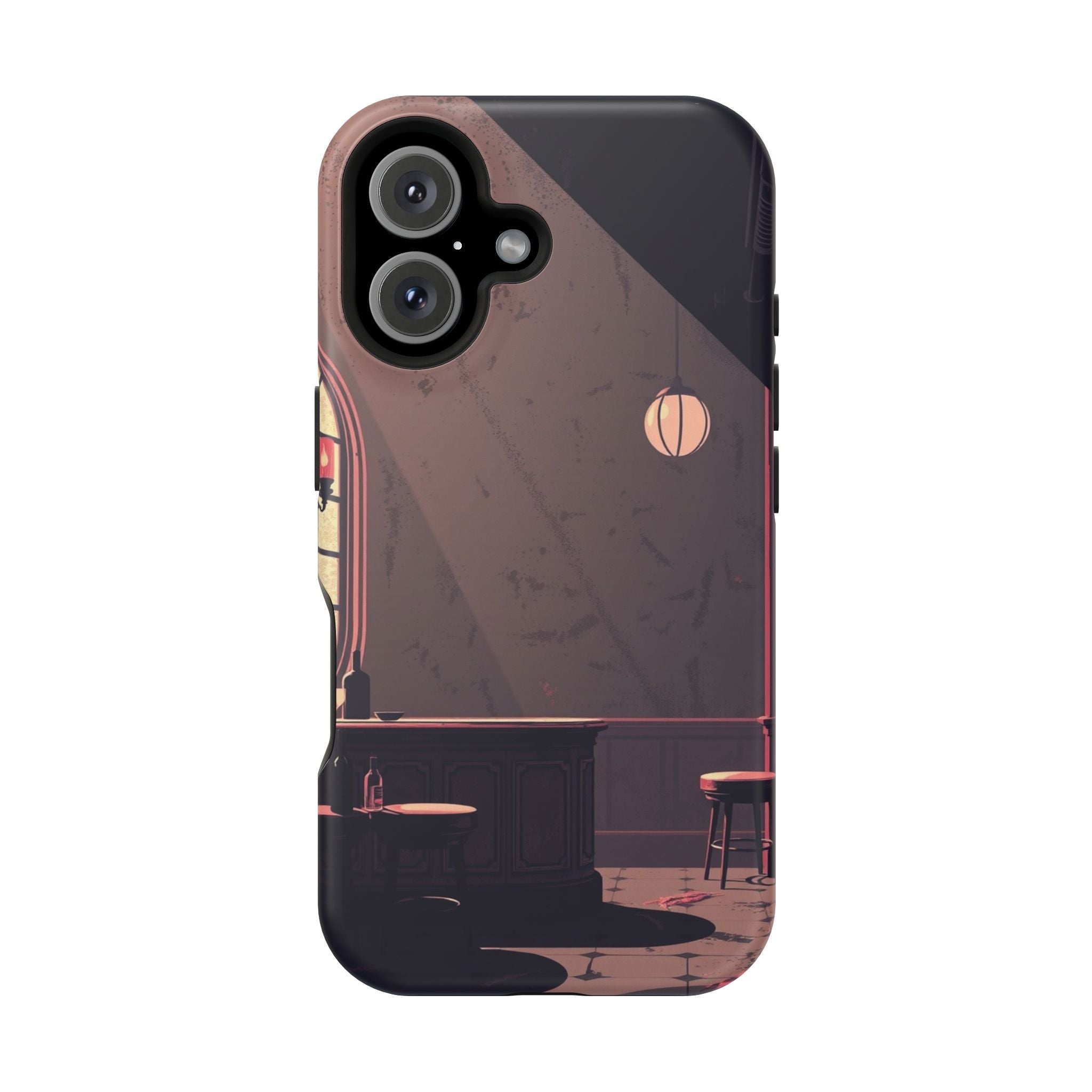 iPhone Speakeasy Dark Grunge Distressed Slim Everyday Designer Case · iPhone Cas