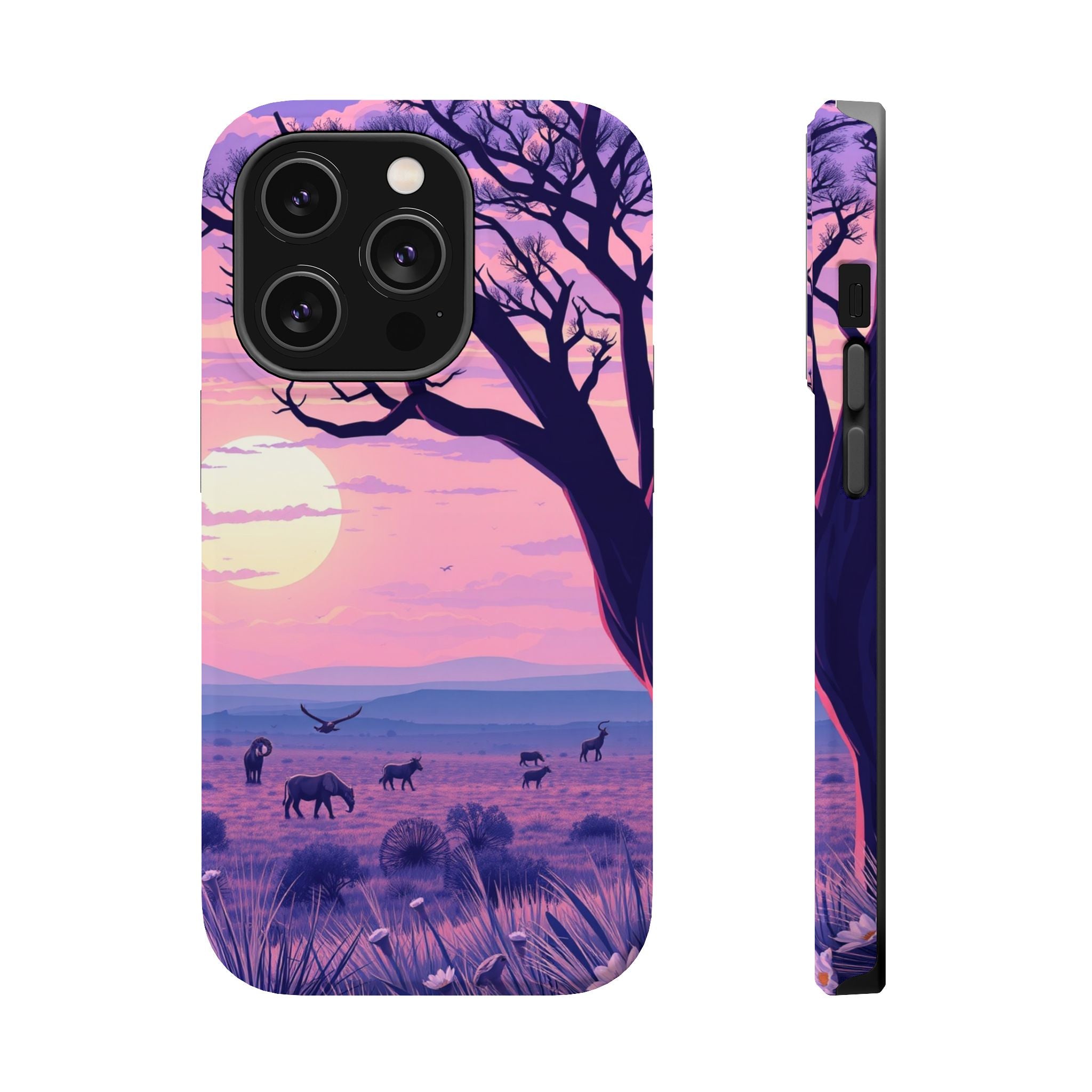 iPhone Lavender And Pearl Savanna Horizon Slim iPhone Everyday Designer · iPhone