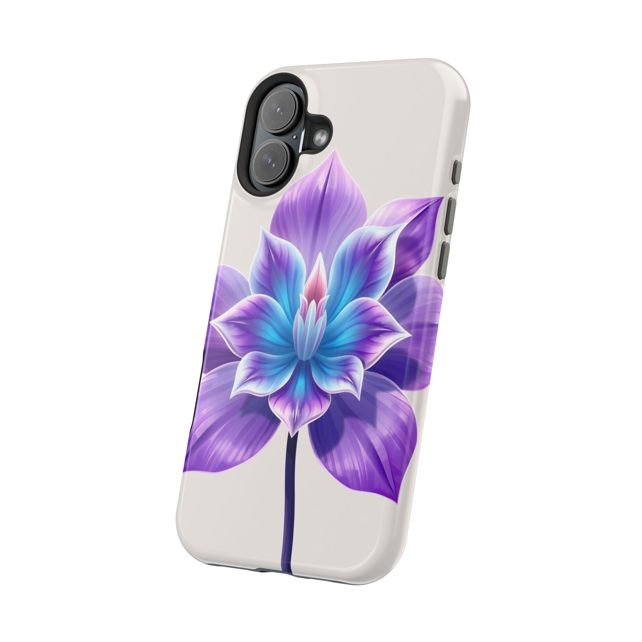 iPhone Dreamy Neon Floral Design 10 Slim Everyday Designer Case · iPhone Case