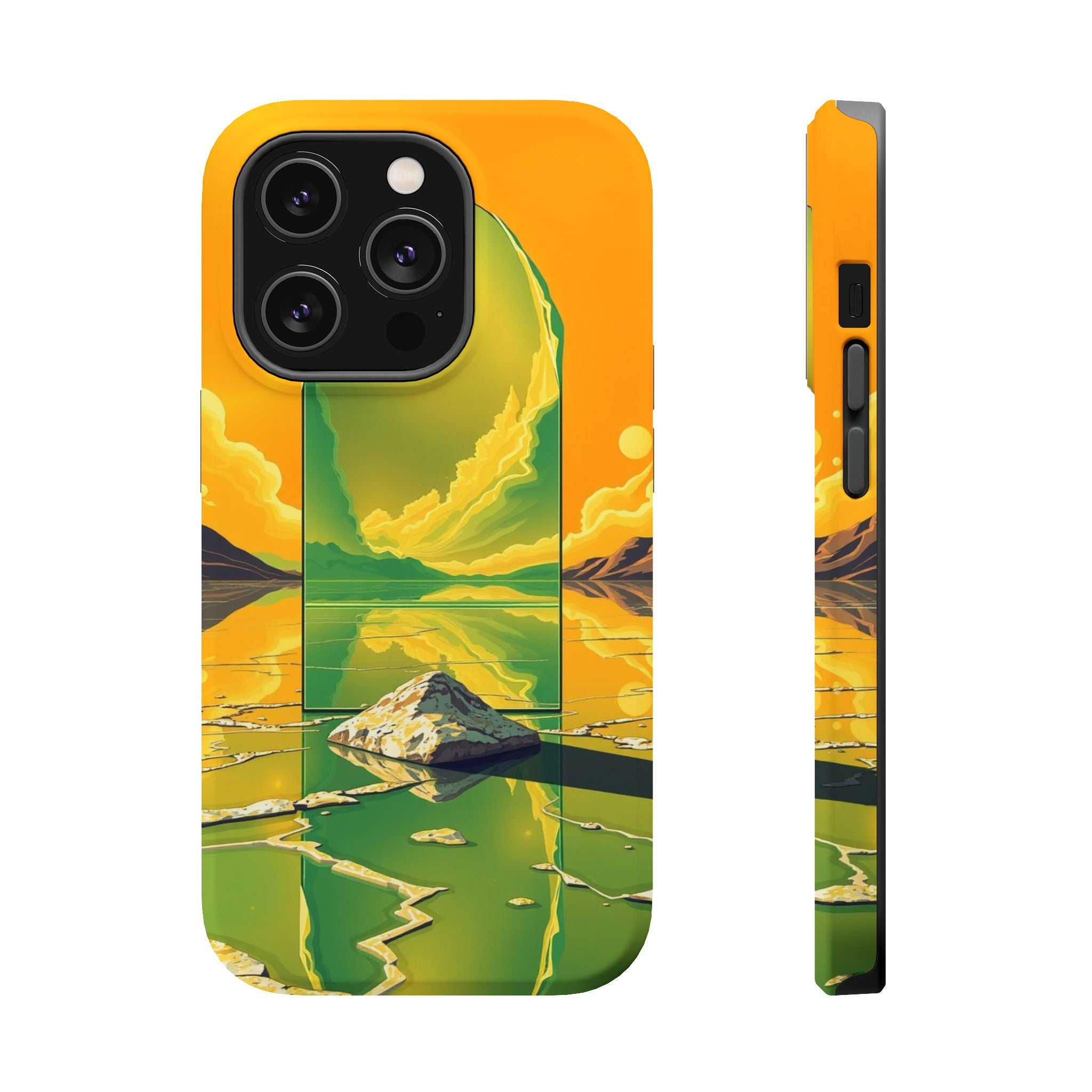 iPhone Salt Flat Mirror Pop Art Bold Slim Everyday Designer Case · iPhone Case