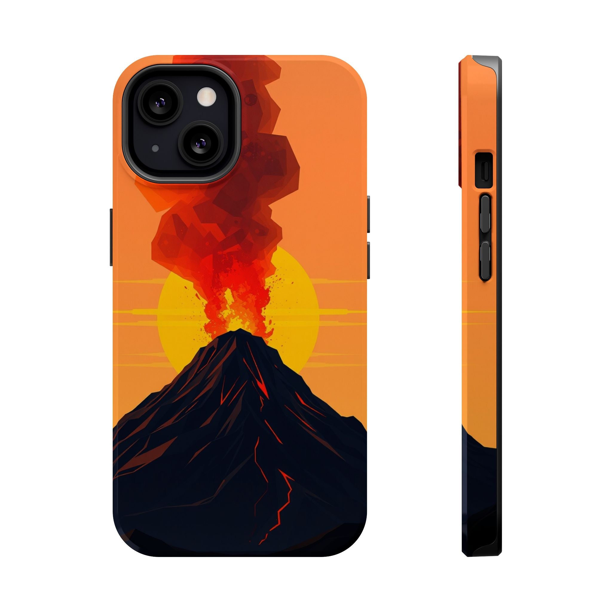 iPhone Vibrant Volcanic Eruption Design Slim Everyday iPhone Designer · iPhone C