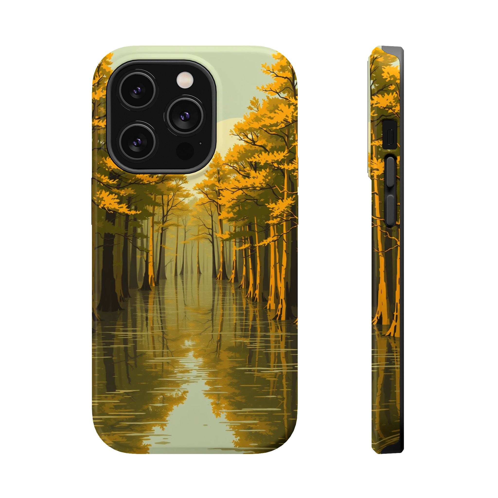 iPhone Cypress Swamp Enchanted Art Bold Modern Everyday Snap Case · iPhone Case