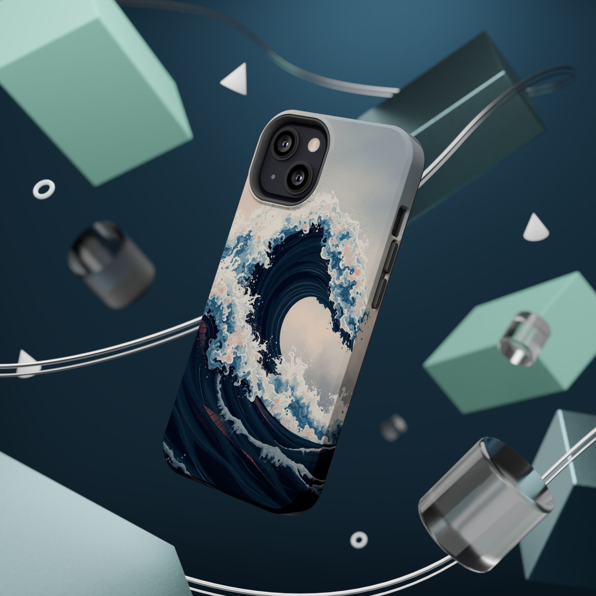 iPhone Ocean Wave Crash Grunge Distressed Slim iPhone Everyday Designer · iPhone