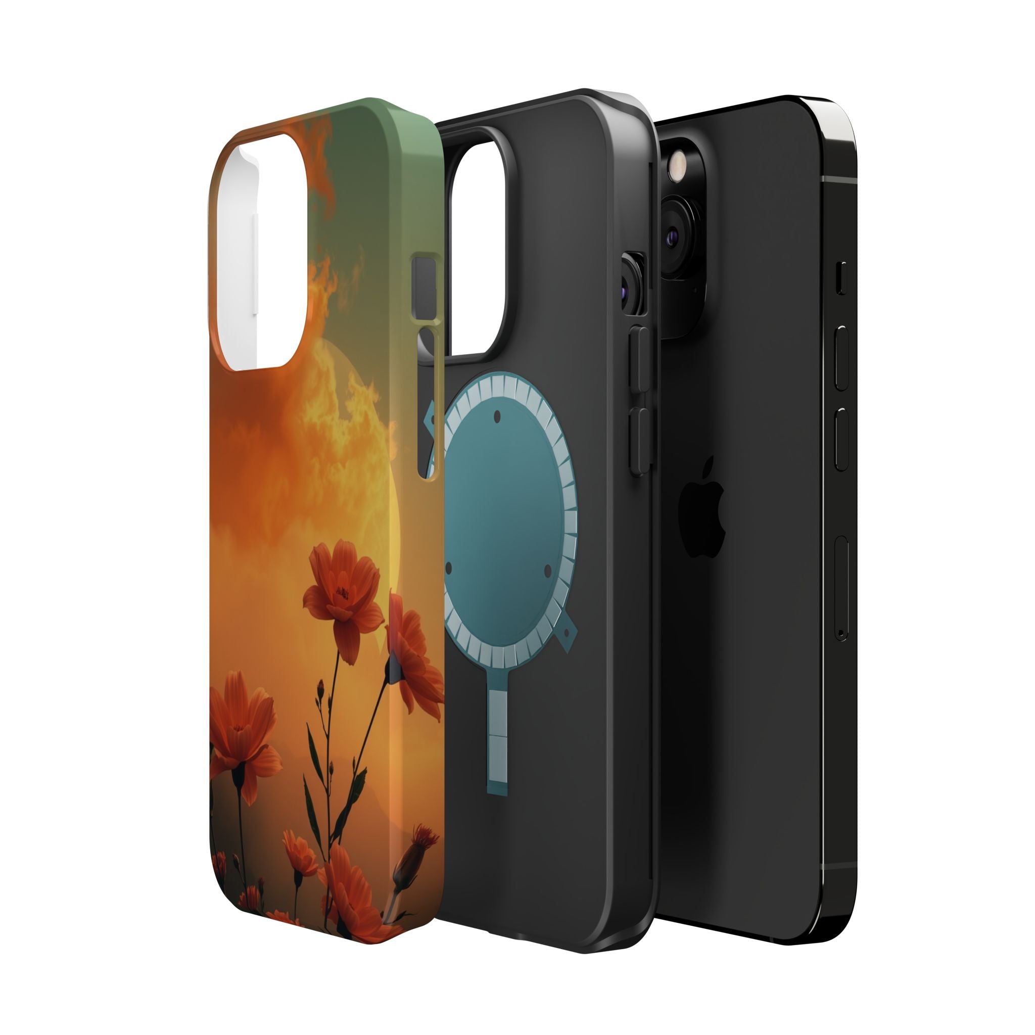 iPhone Floral Ombre Enchanted Art Bold Modern Everyday Snap Case · iPhone Case